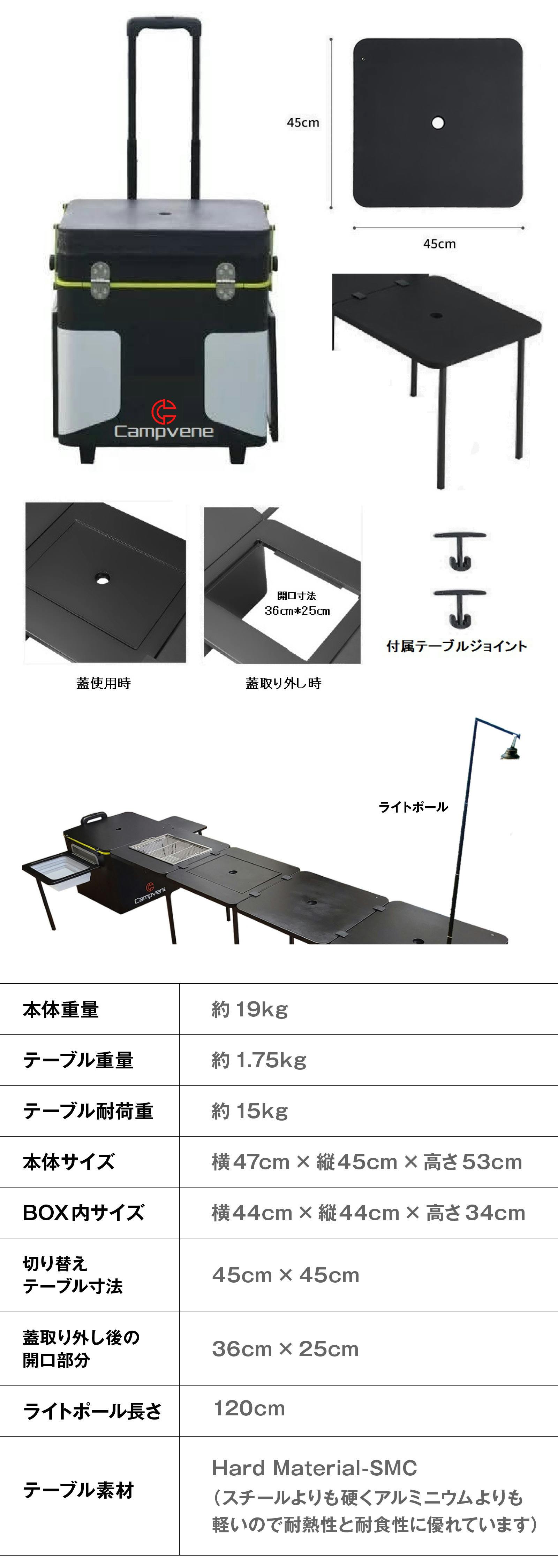 キャンプをもっと身軽に便利で楽しく！待望の軽量ポータブルEXG