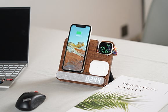 Apple製品を一気に急速充電！ 4in1ワイヤレス充電器「SIOYU X80