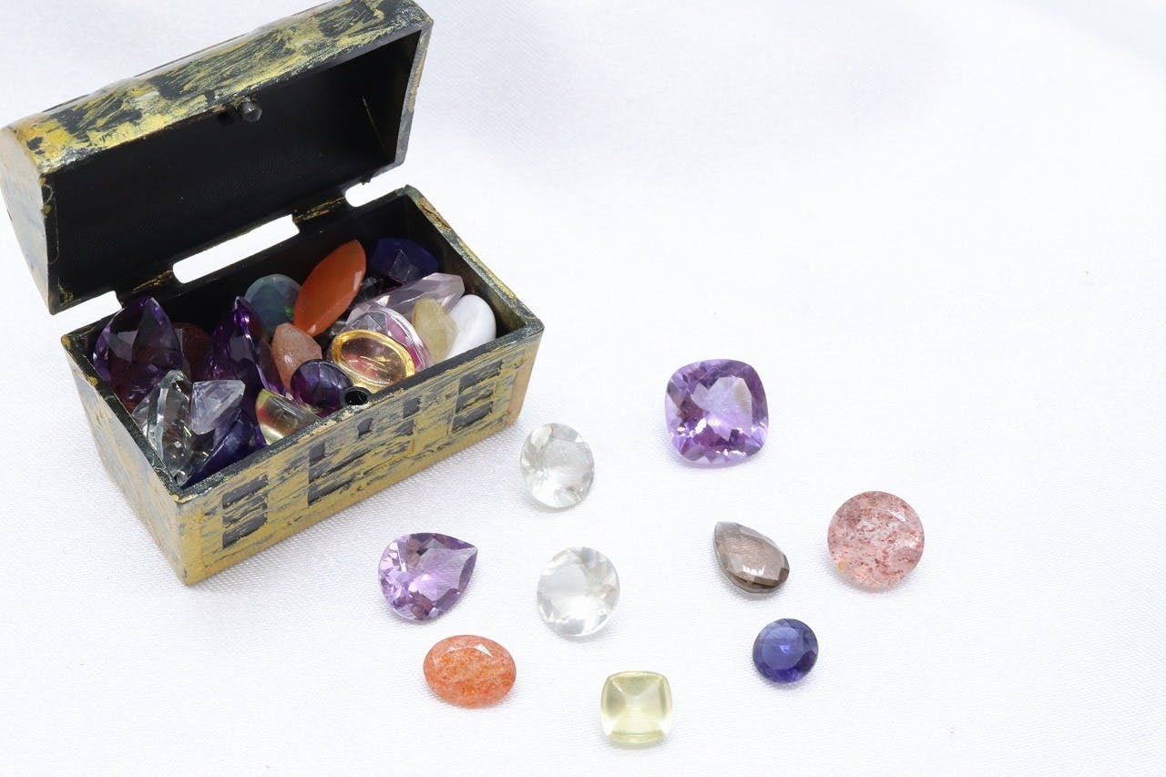 作りかけの宝石箱素材/材料 - 各種パーツ