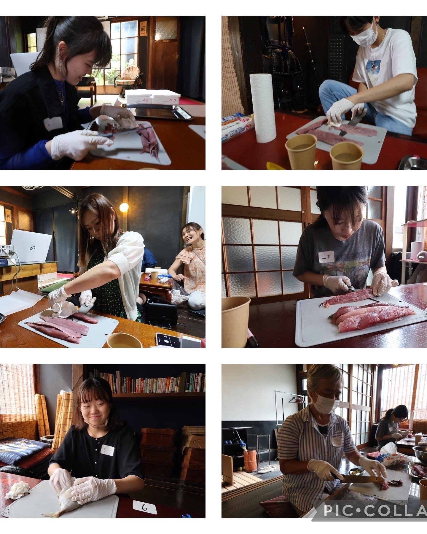 みなさん楽しく捌いてます！