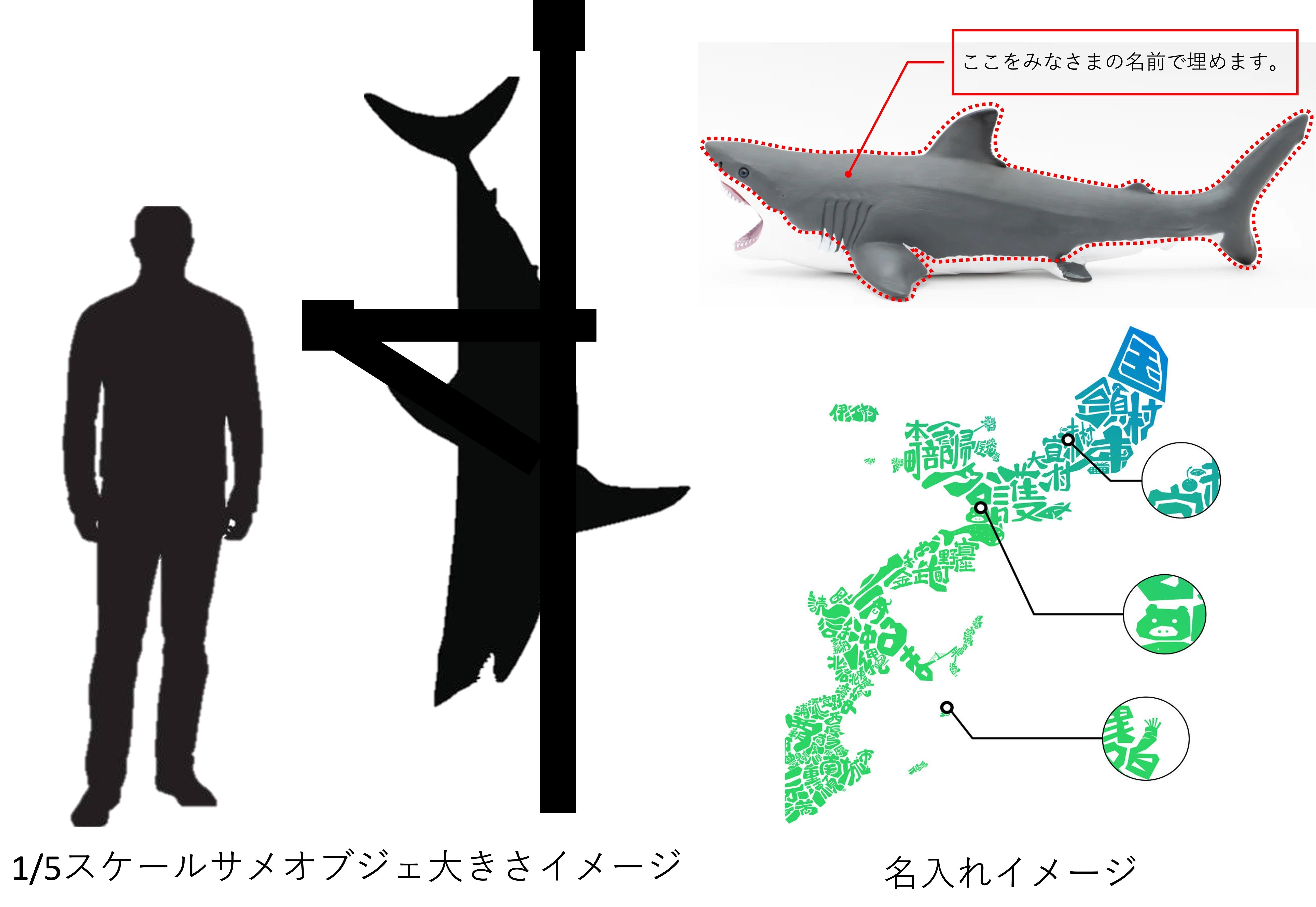 台風6号により半壊したサメオブジェを守るプロジェクト - CAMPFIRE