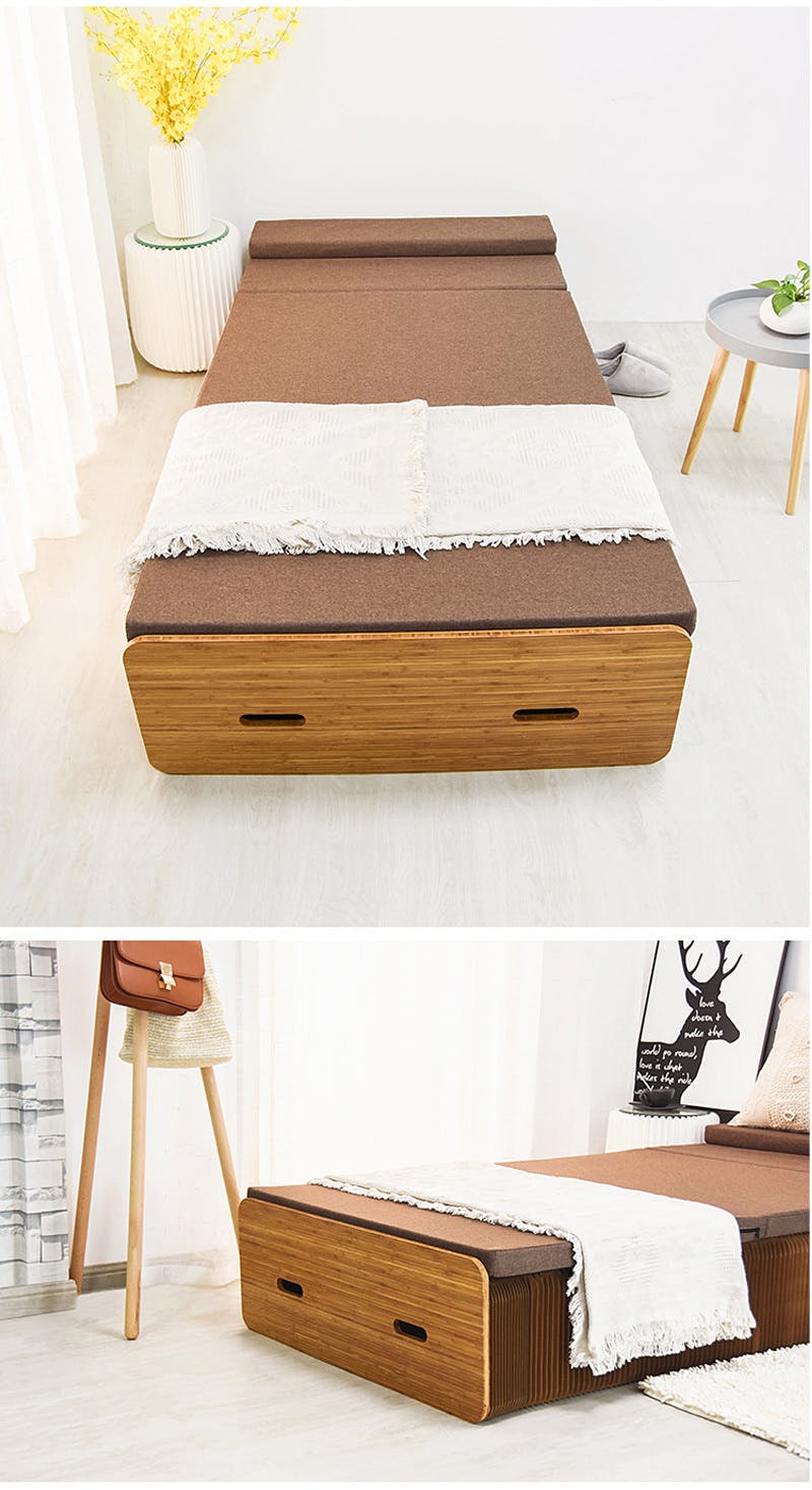 究極の省スペース家具で伸縮可能なベッドが登場 ペーパーベッド Paper Bed Campfire キャンプファイヤー