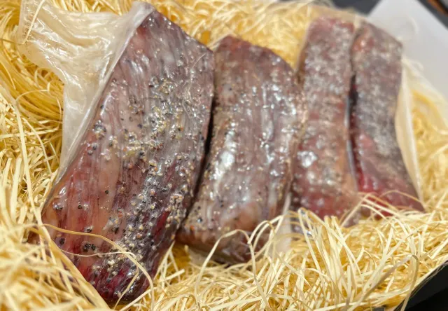 半熟干し肉 真空保存