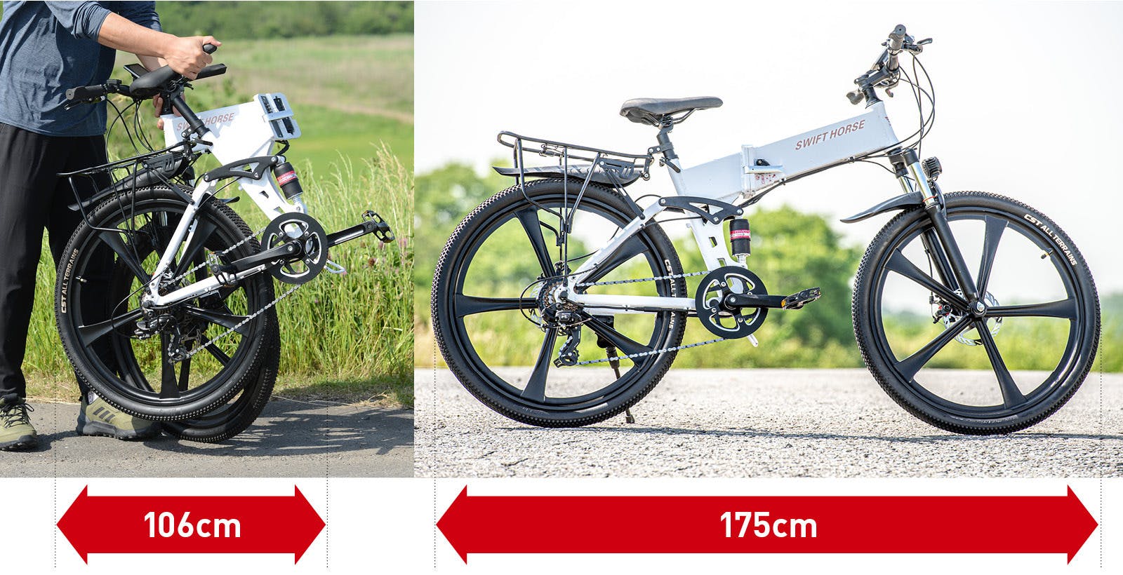 「26インチ折り畳み電動自転車」普段使いも旅先でも、スムーズな 