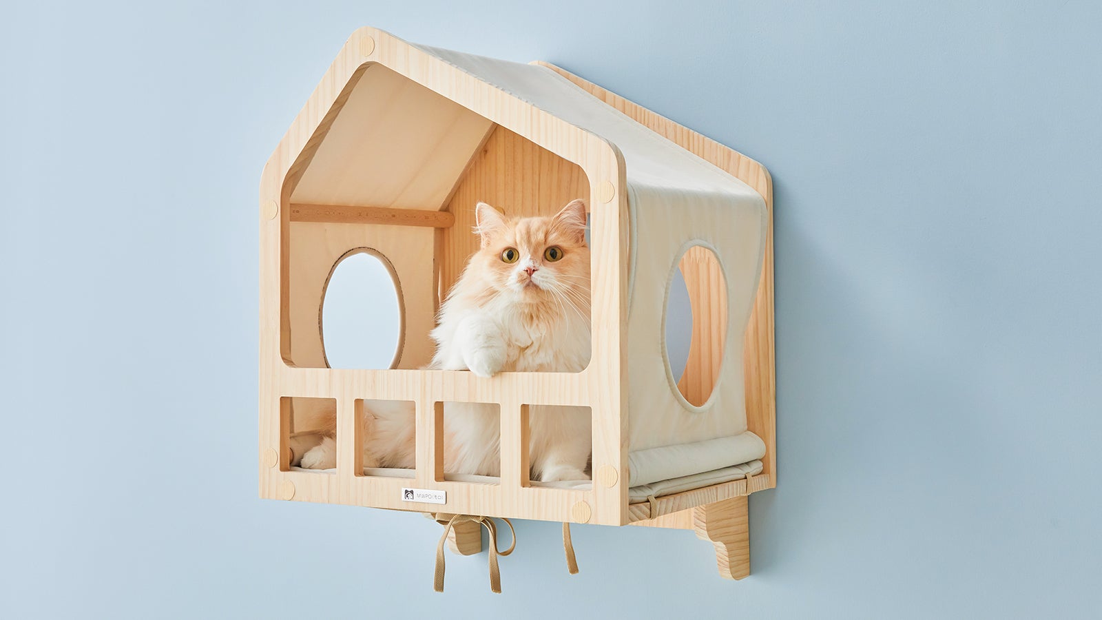 愛猫と一緒に暮らし空間をつくる！壁に設置できるMWPOキャットタワー