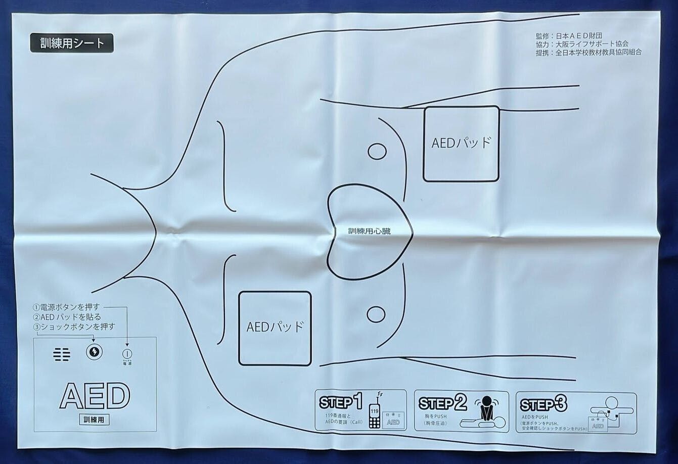 命を救うのは子どもたち。胸骨圧迫＆AED教材を全国の子どものいる場所