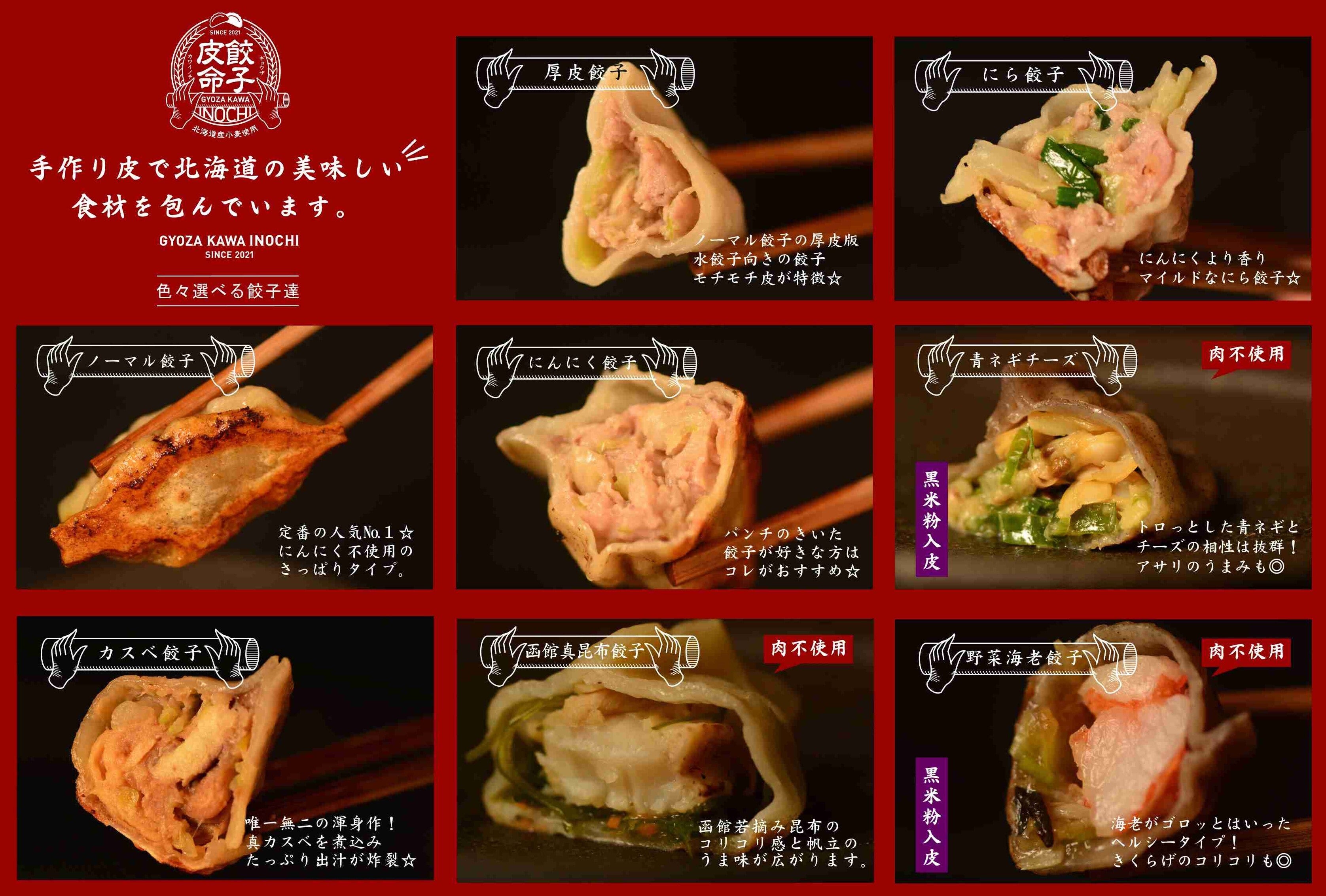 北海道至上！全て道産食材にこだわった極上の「ノーマル焼き餃子」と