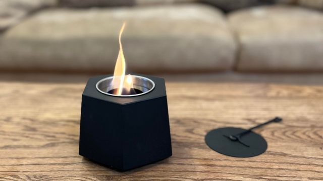 日常に癒しの時間を！室内でも屋外でも炎を楽しめる！無煙無臭