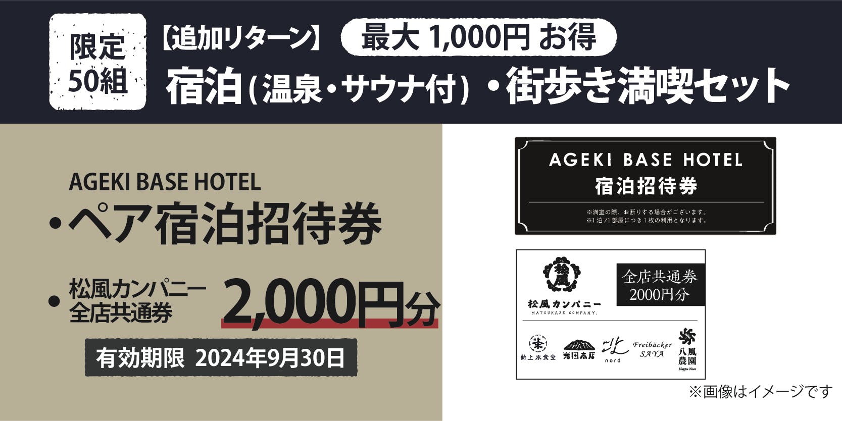 ルートインホテルズ宿泊優待券 9000円分+破損3000円分 - 宿泊券