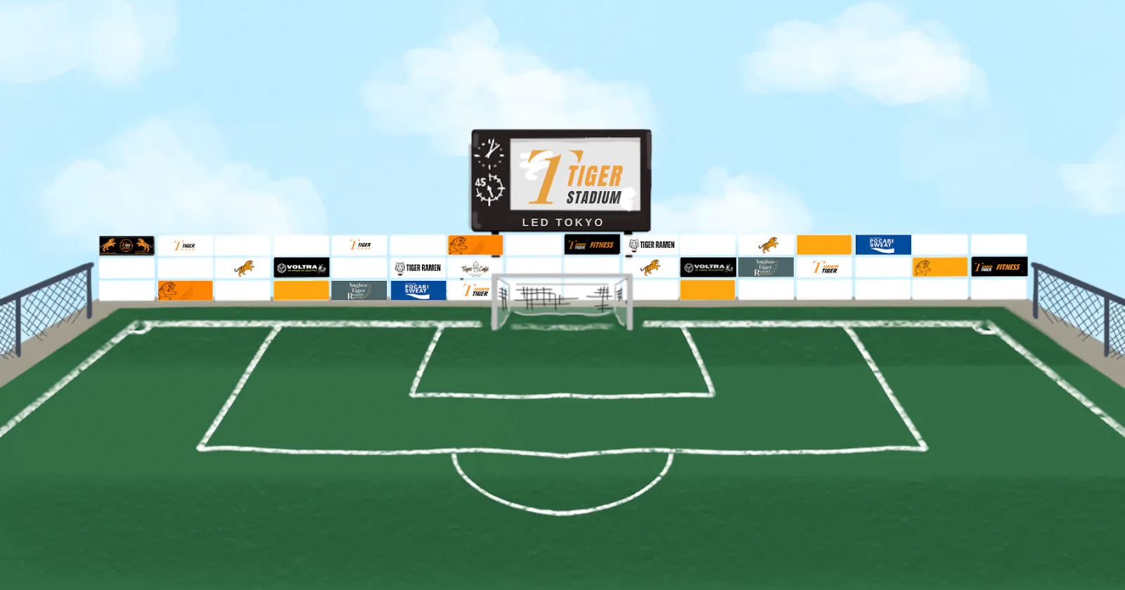 スポーツゲーム, スポーツ, 草, グリーン が含まれている画像自動的に生成された説明