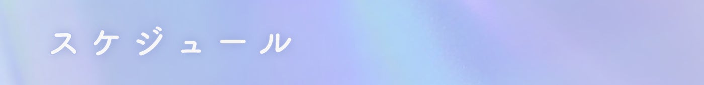 スケジュール