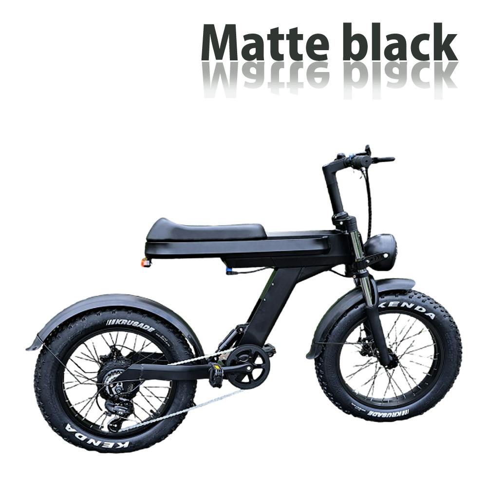 バイク顔のAWB04！シートポストレスファットタイヤ電動アシスト