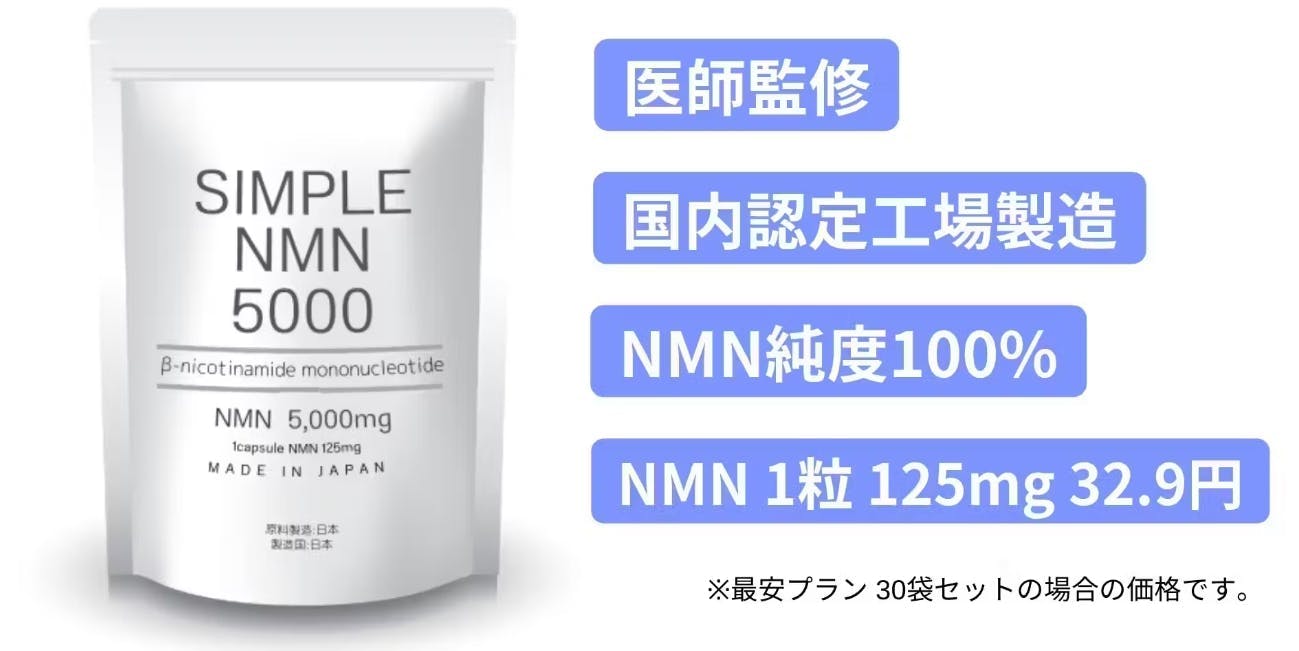 ご支援後2営業日以内の発送／医師監修の高品質NMNサプリ 国内製造 純度 ...