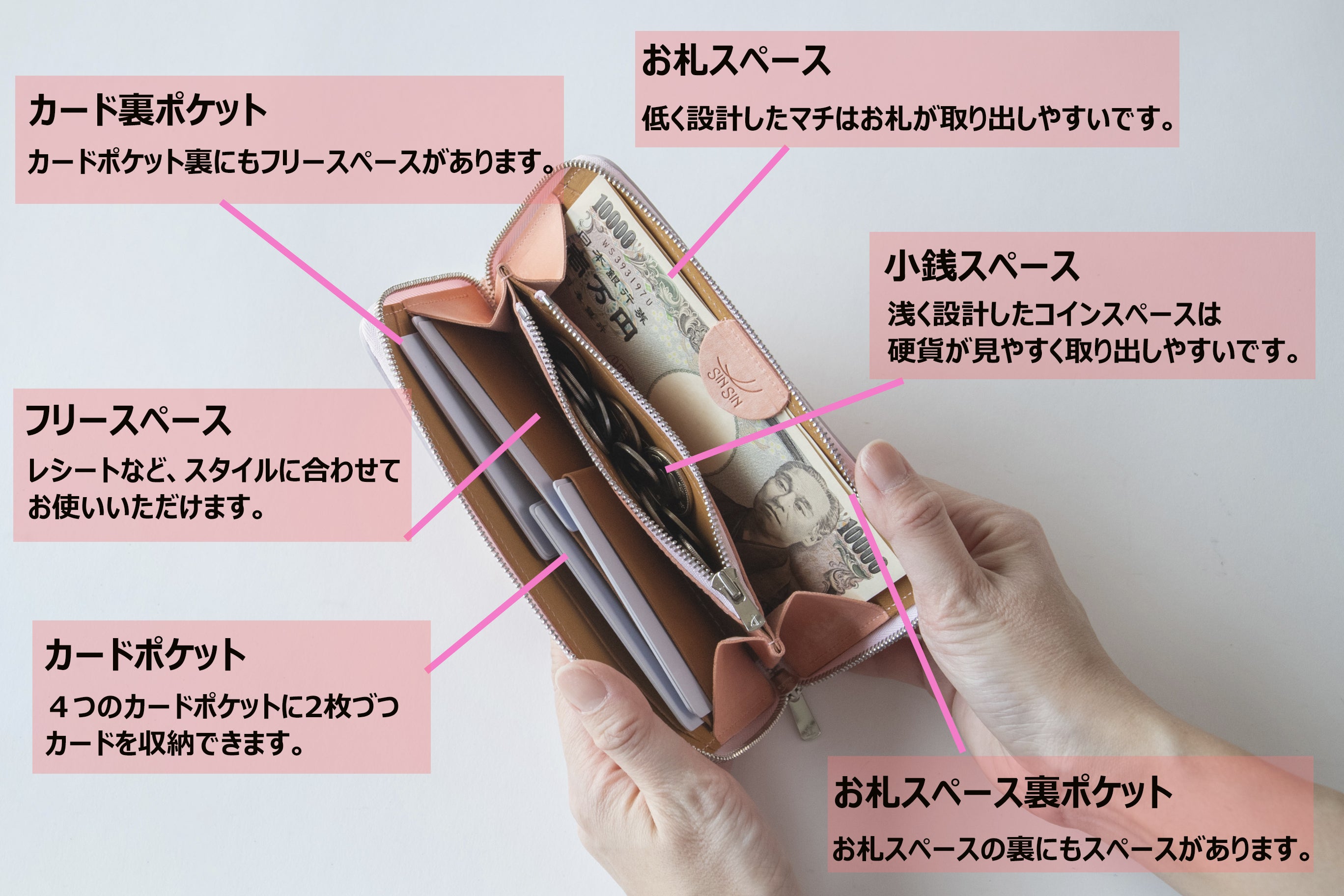 財布職人が最小の限界に挑んだラウンドジップ「MAYAレザーで作る極小長