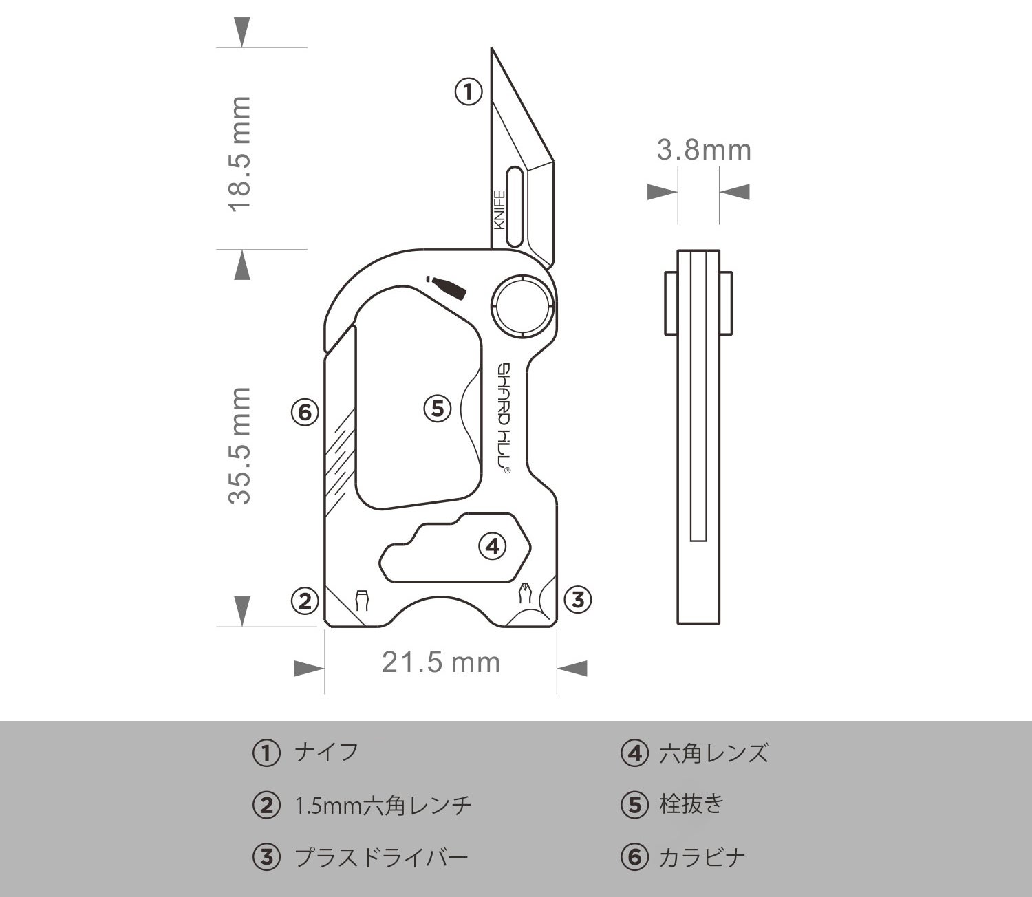キャンプ・DIY好き必見！】チタン製スマートマルチツール｜LETGOS