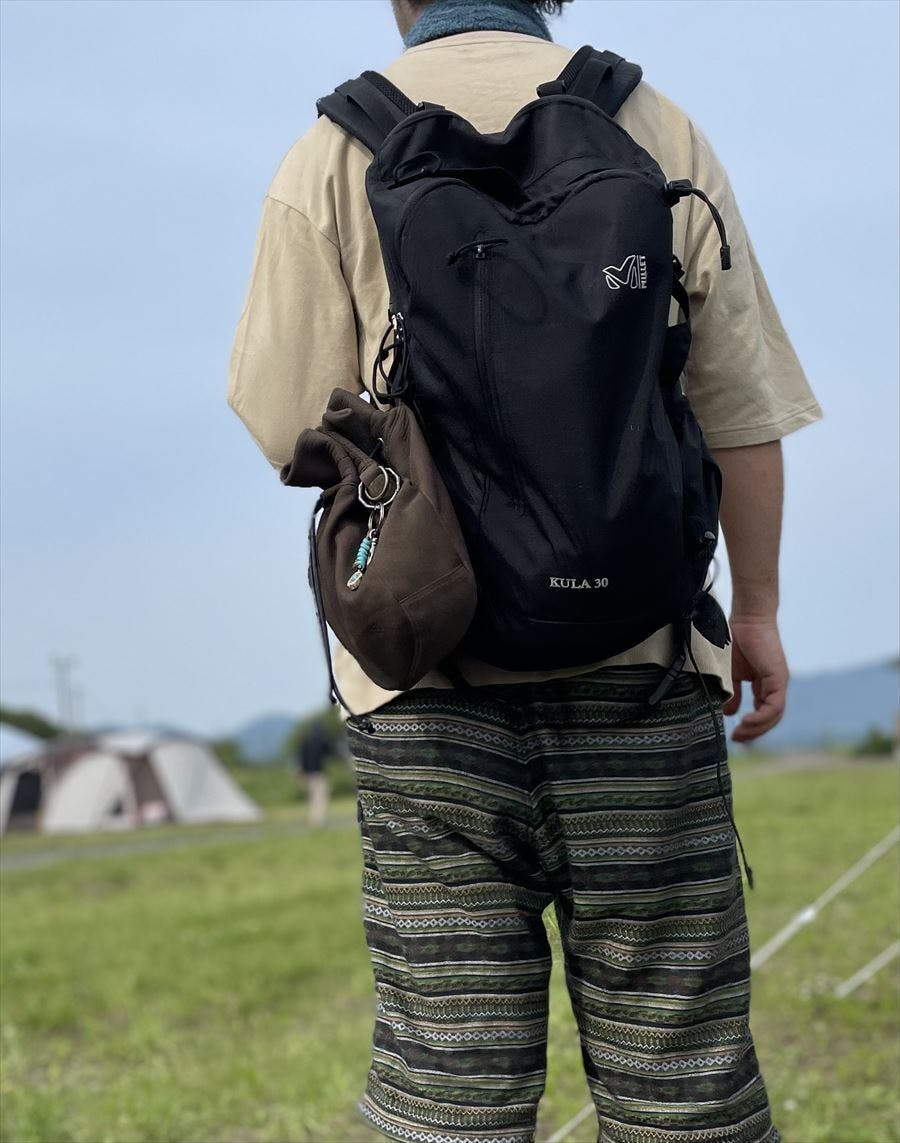 エイジングで自分色に育てる！北海道天然エゾ鹿革の巾着ミニショルダー