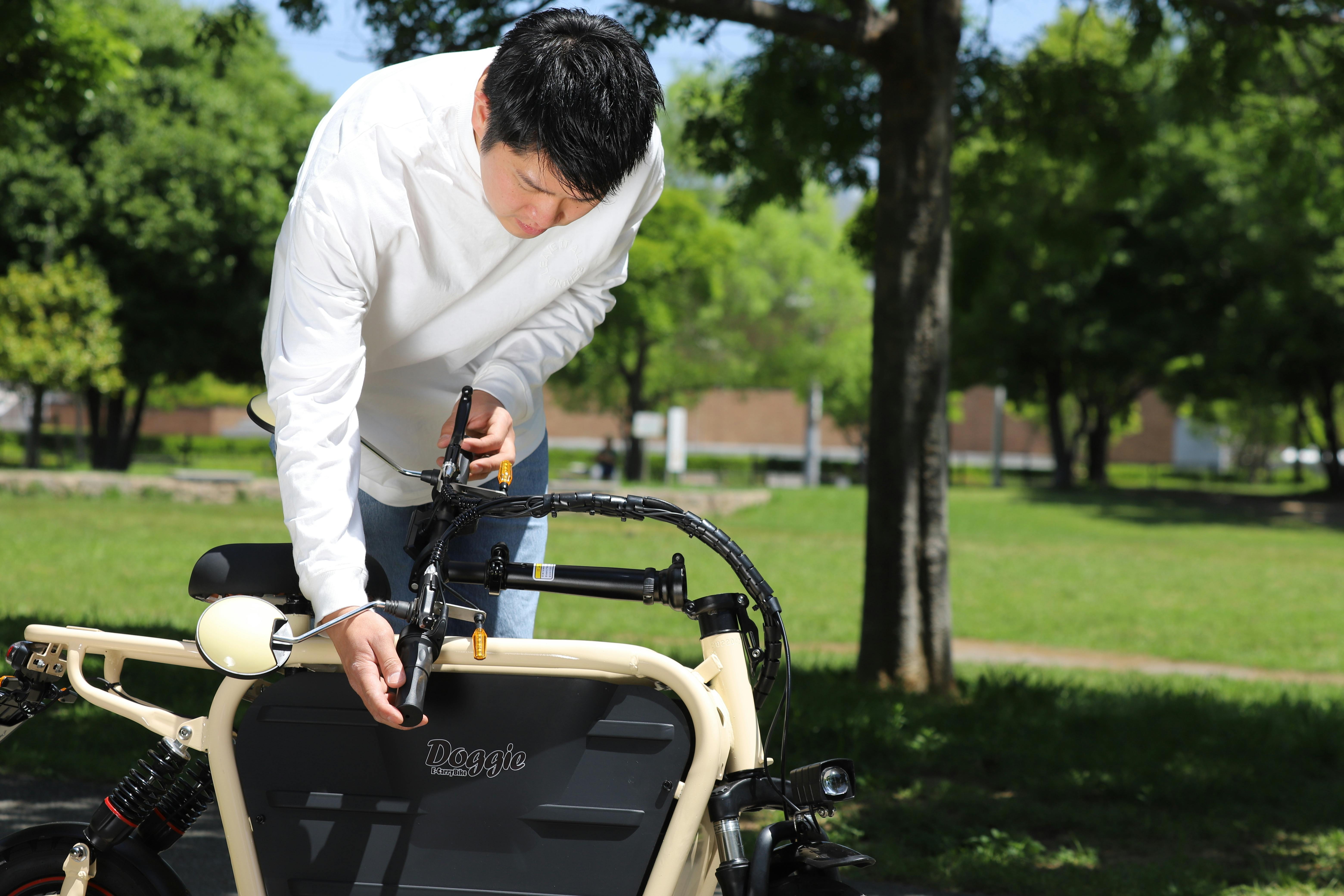 ペットと乗れるバイク 「 E-Carry Bike Doggie 」ドギー 原付 ペットと乗れるバイク 「 E-Carry Bike Doggie 」ドギー 原付