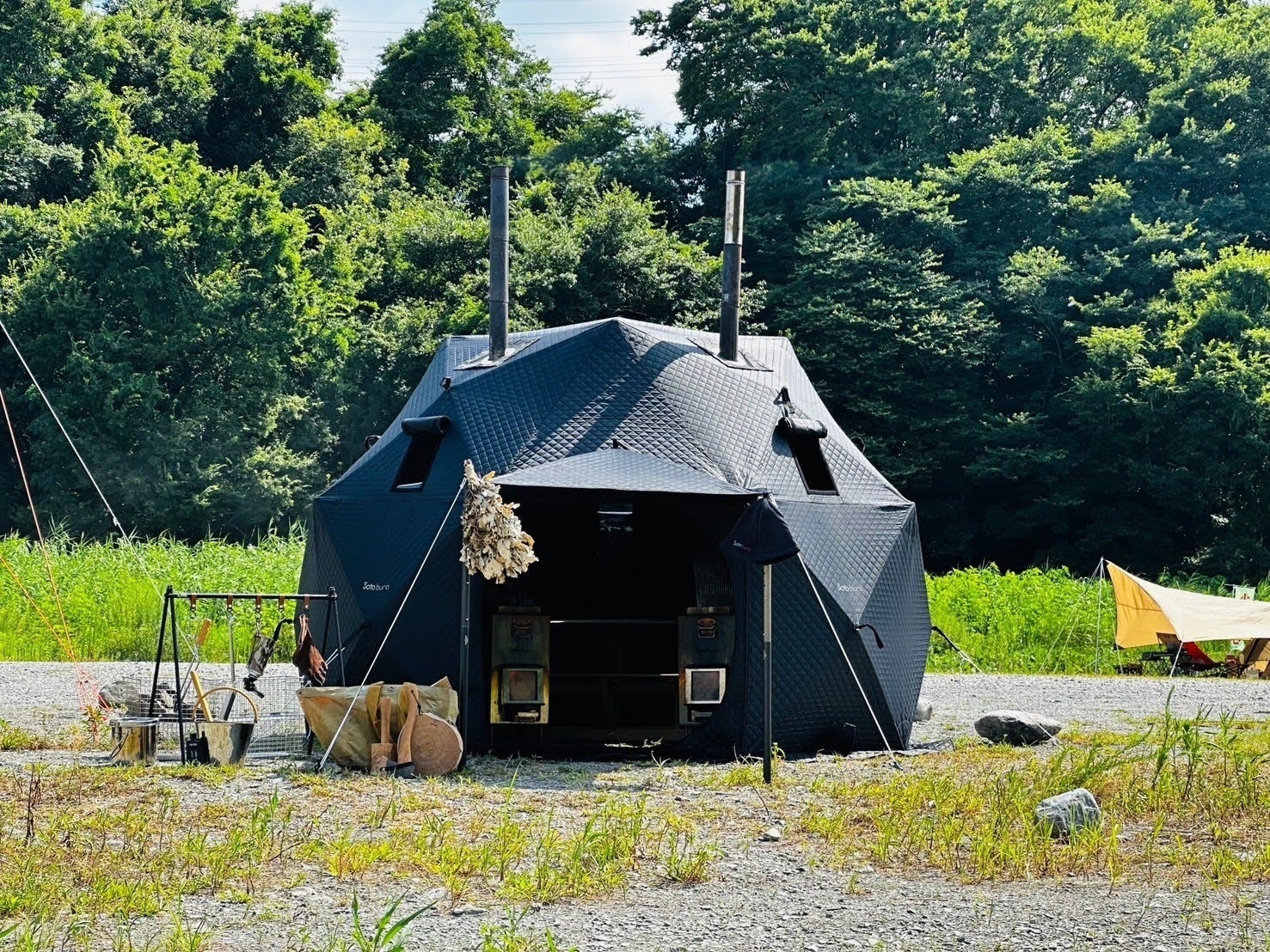 川サウナ史上、最高のパブリックテントサウナに！ - CAMPFIRE