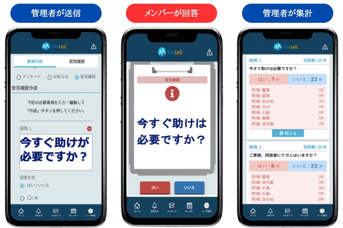 地域で見守り・安否確認アプリMetell LIFE -ミテルライフ-を広めたい