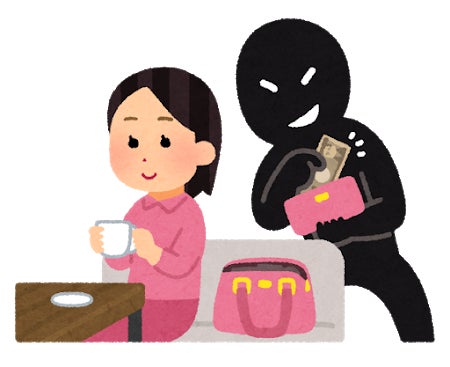 他人のお金を抜き取る