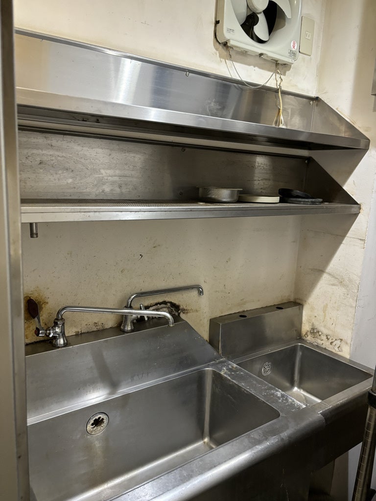 写真：水道改装前