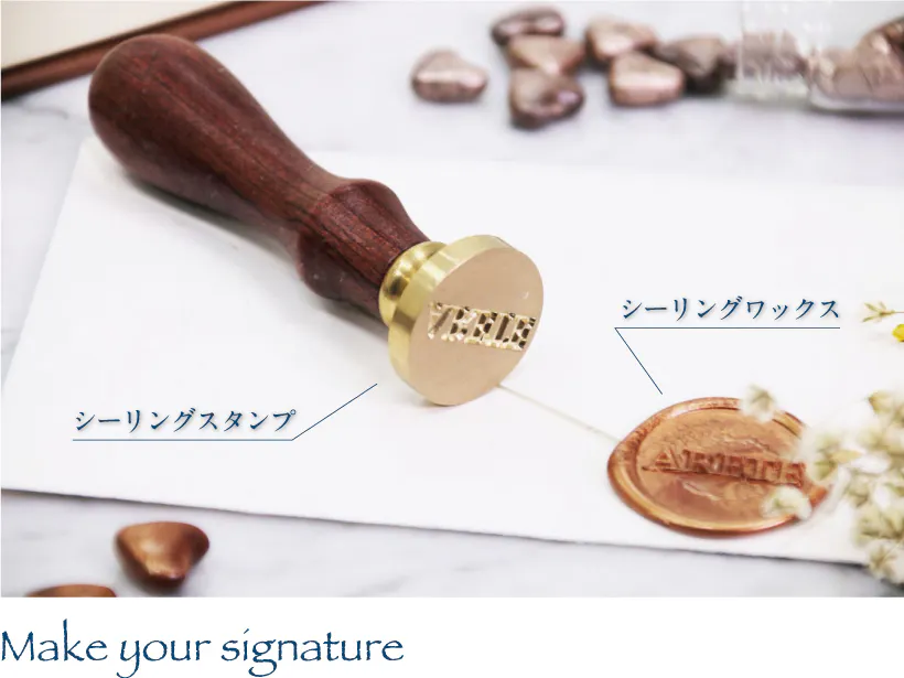 あなただけのオリジナル オーダーメイドのシーリングワックススタンプ Campfire キャンプファイヤー