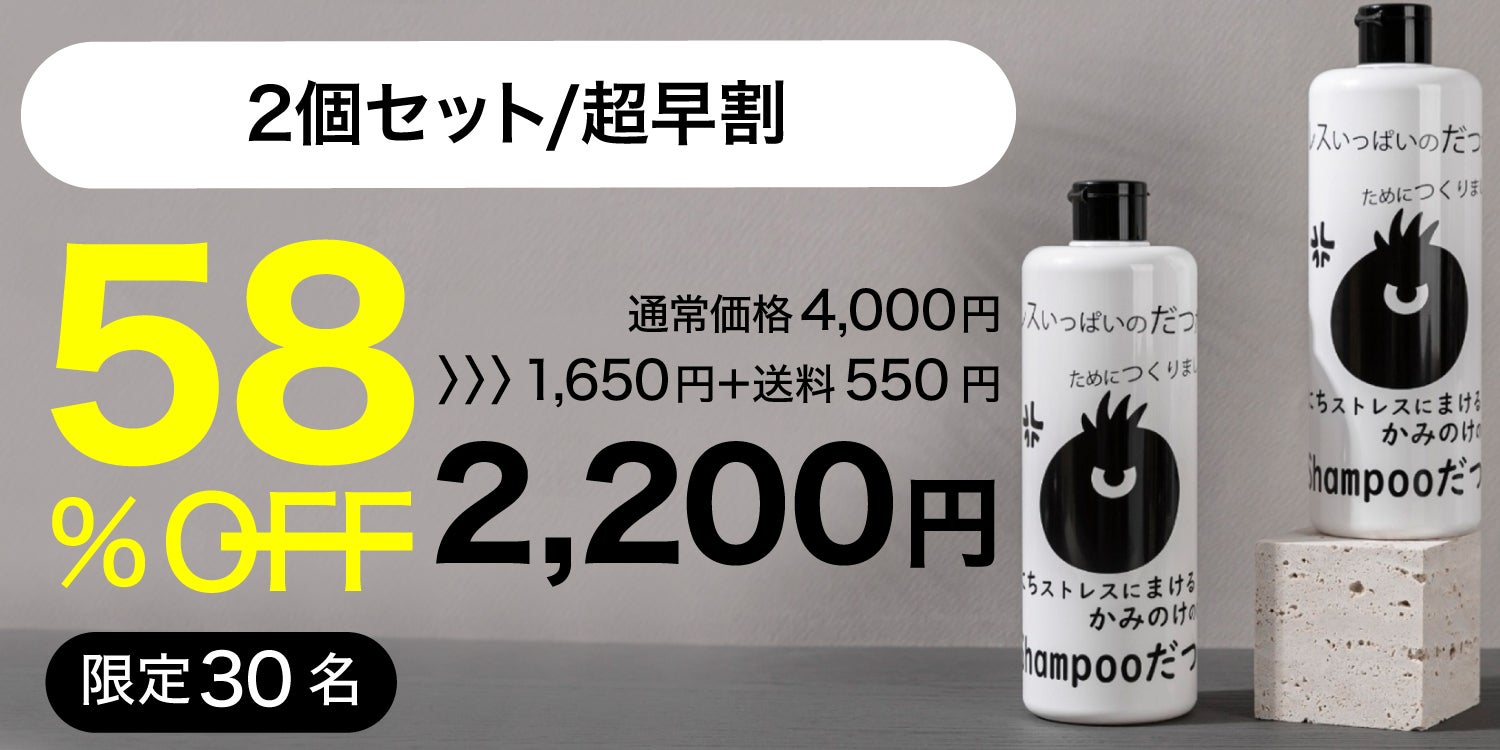 新たなクレンジング／ストレスで傷んだ髪を優しくケアするシャンプーを