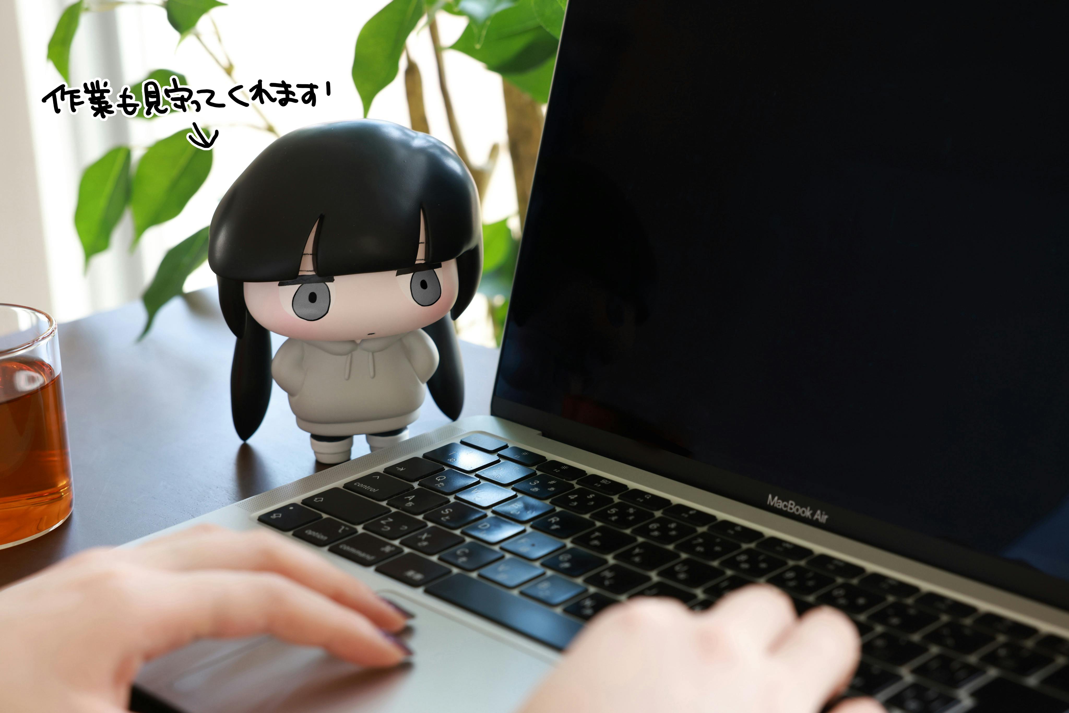 SNSで人気】ぬくぬくにぎりめしさん「おさげちゃん」の手乗り