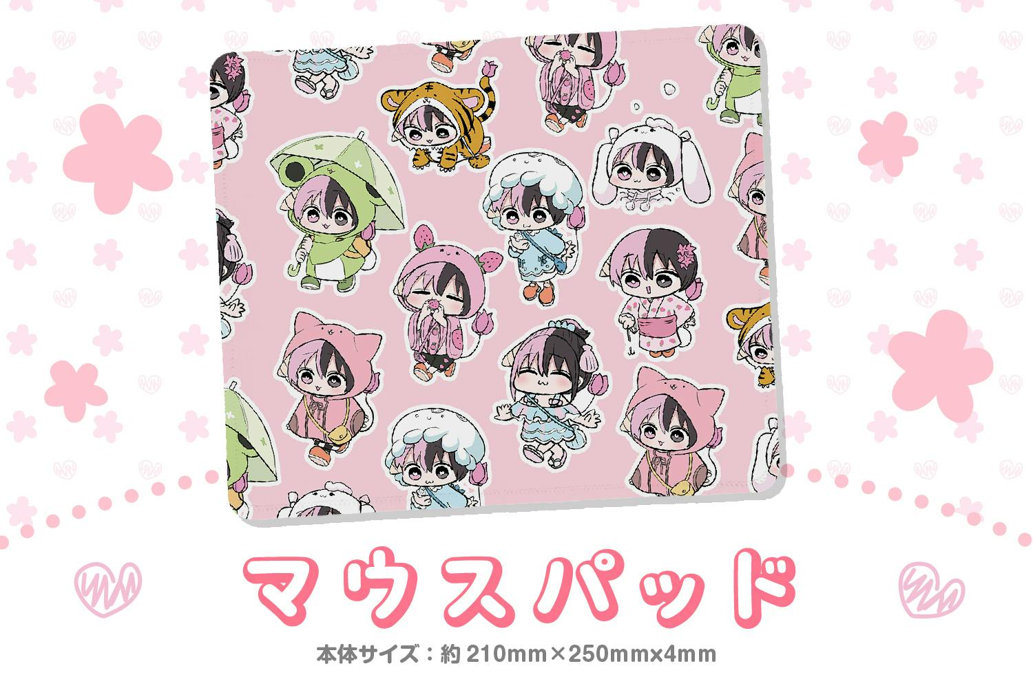 【ハーフサキュバスを拾った】いちごちゃんグッズセット【クラファン企画第1、2弾】 ずり騎士さんが描く「ハーフサキュバスのいちごちゃん」が
