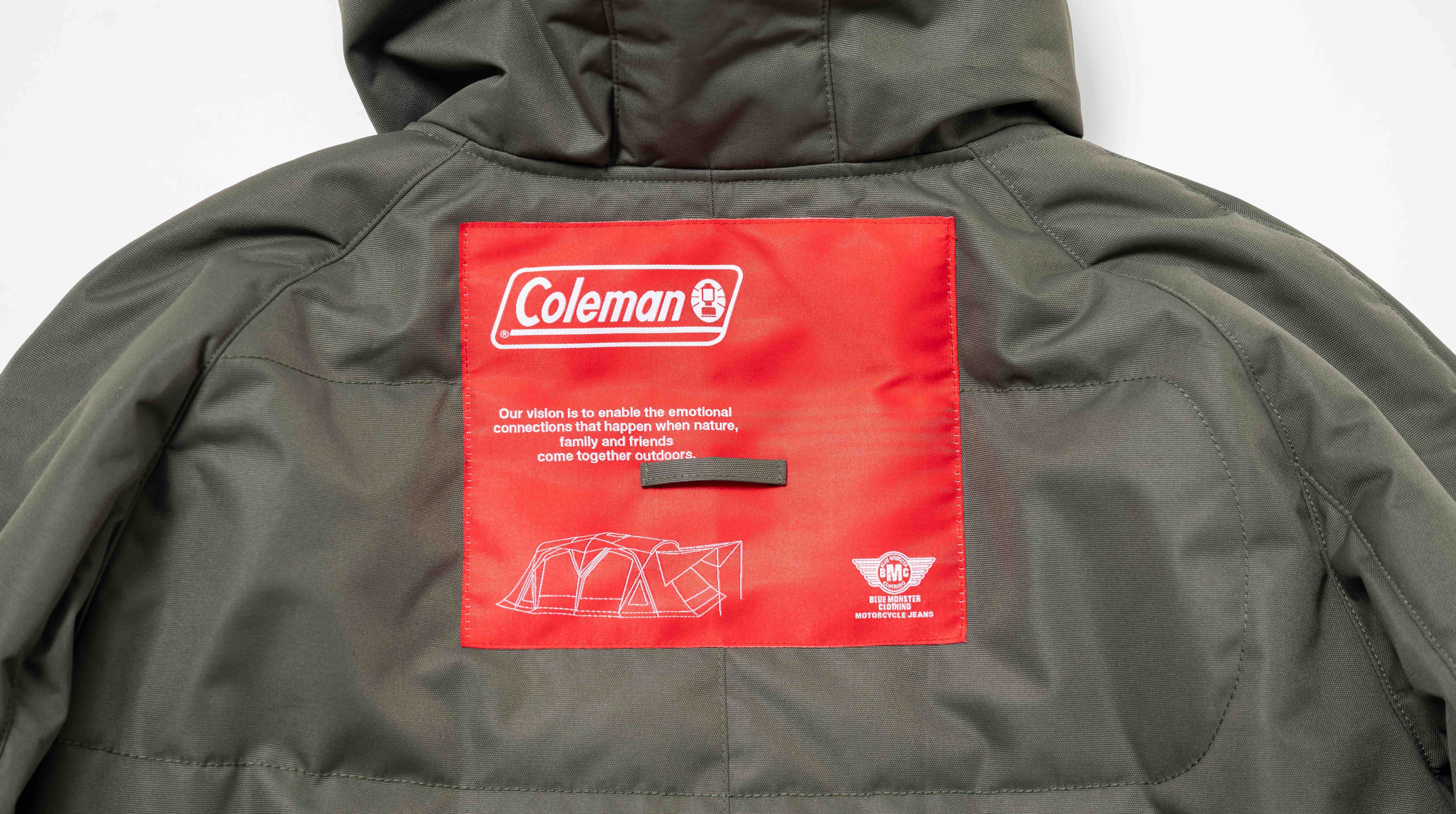 先行予約：Colemanコラボ【着るテント】防風防寒バイク用アウターが