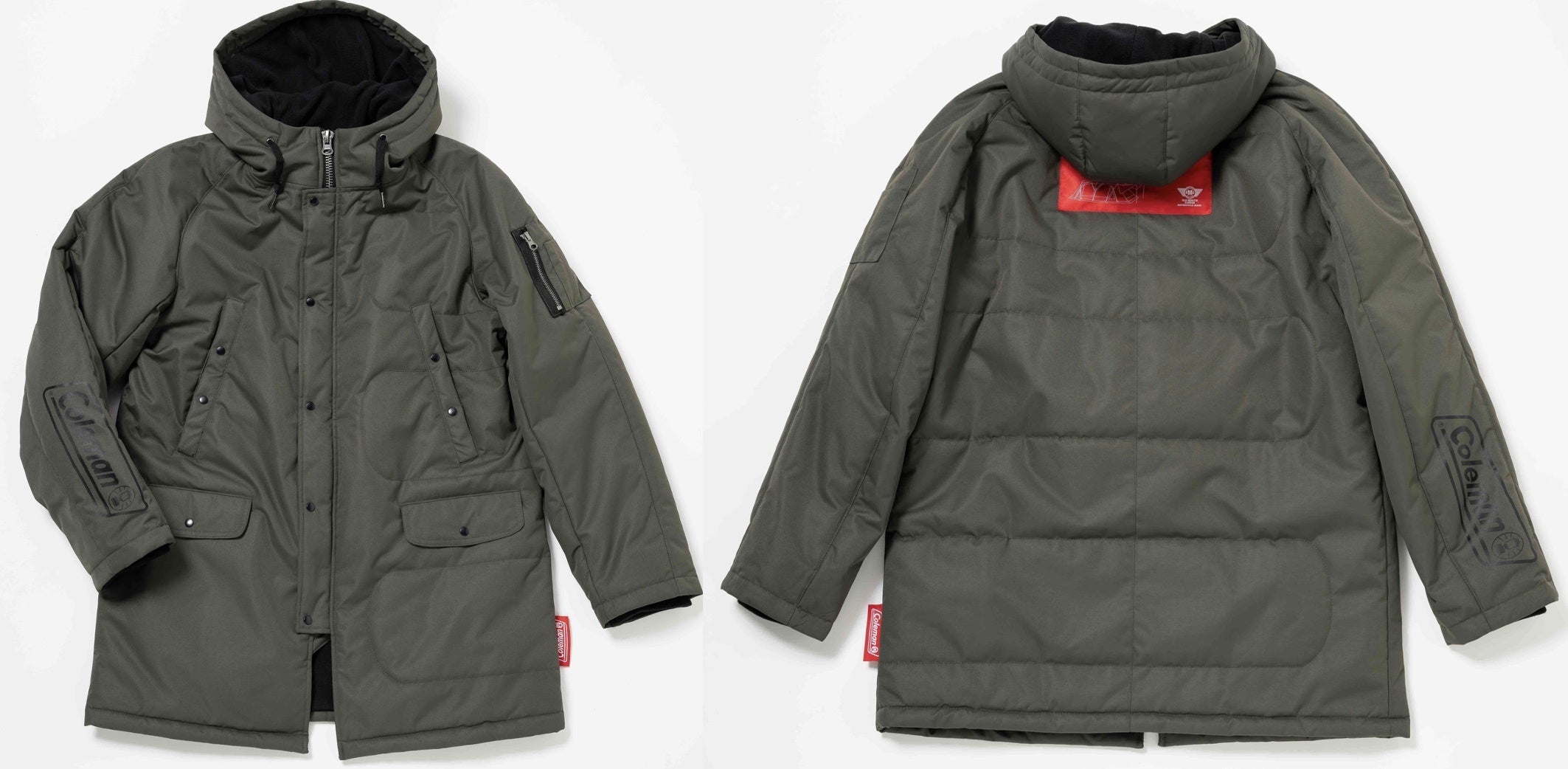 BLUE MONSTER CLOTHING × Coleman BMC着るテント 先行予約：Colemanコラボ【着るテント】防風防寒バイク用アウターが