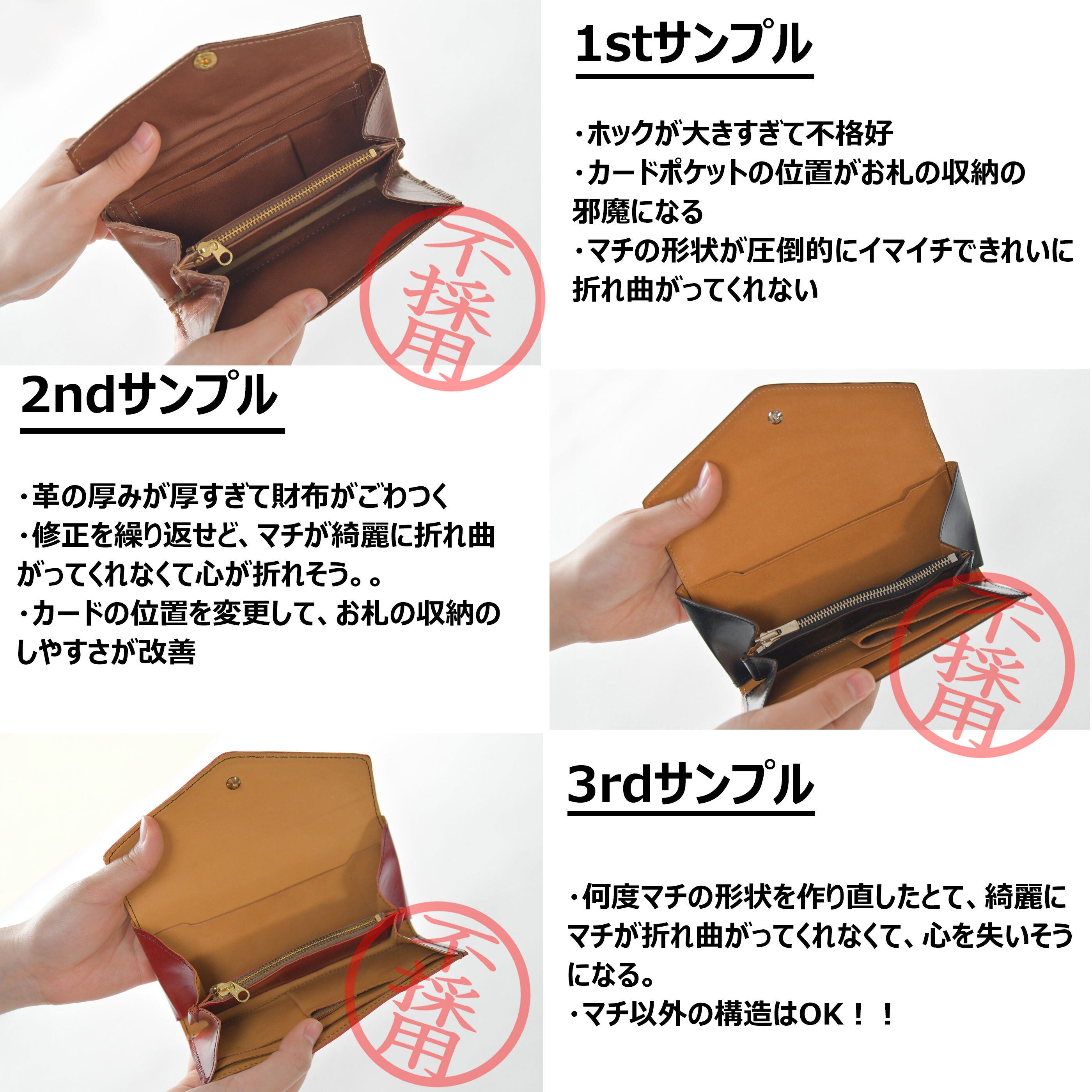財布職人が最小の限界に挑んだフラップ財布「コードバンで作る極小長