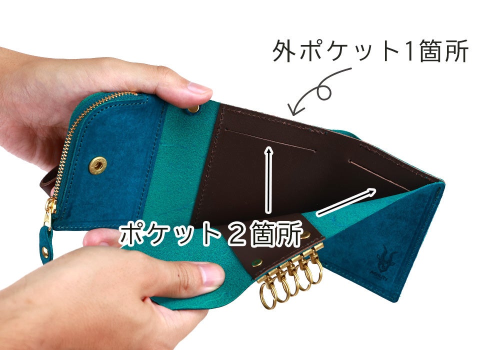 ドレスキャンプ　長財布&amp;キーケース DRESSCAMP - ドレスキャンプ 長財布＆キーケースの通販 by f eebee