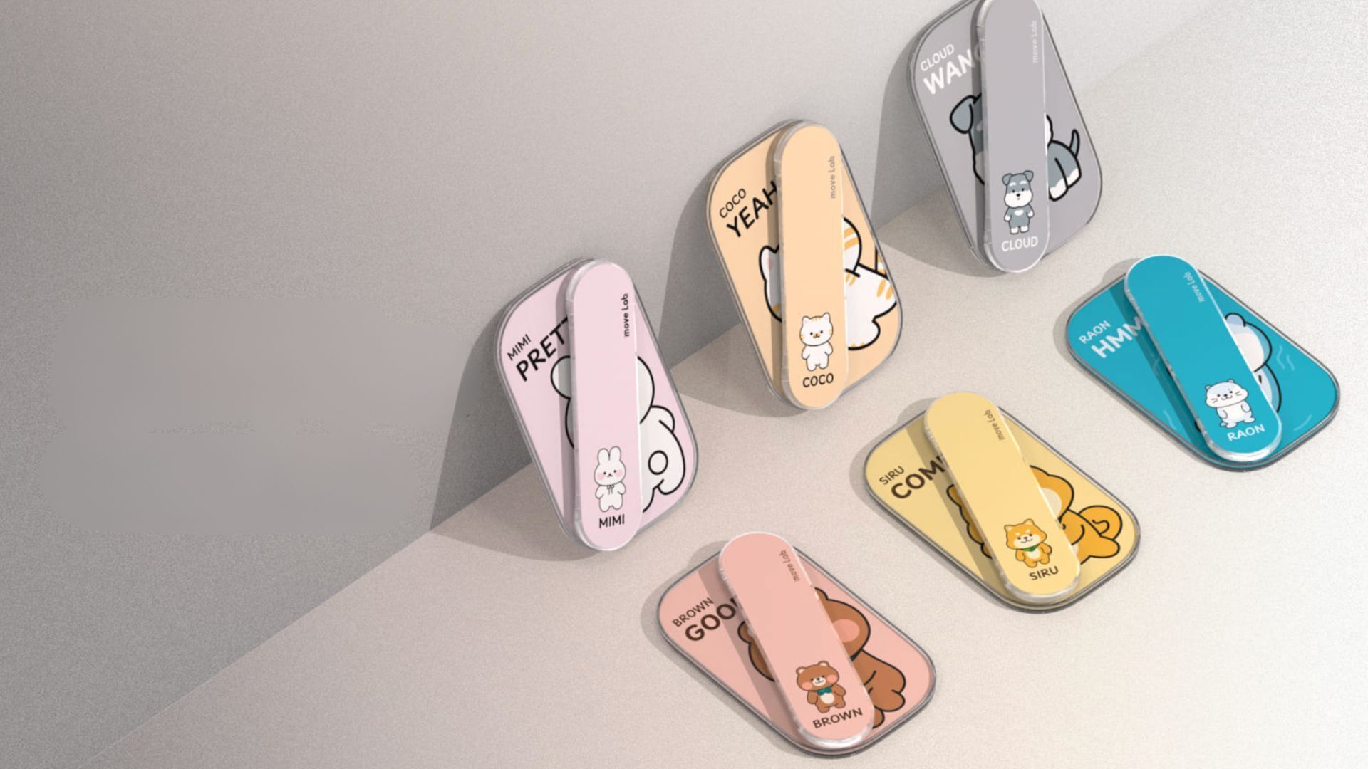 スマホはもう握らない！！グリップが動く 新感覚スマホアクセサリー