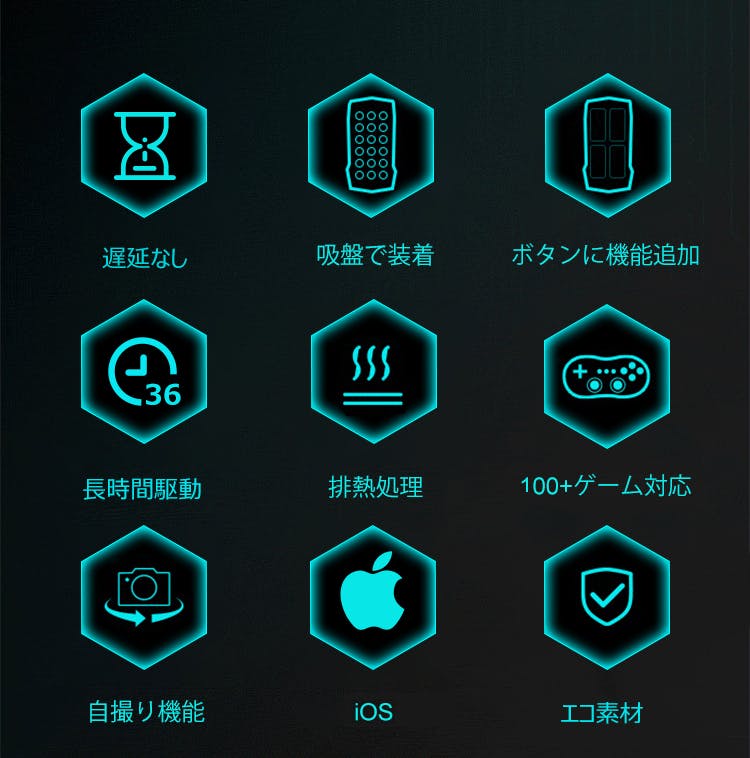 簡単に操作ボタンを4つ増設！6本指操作で勝率を上げるゲーム用スマート 