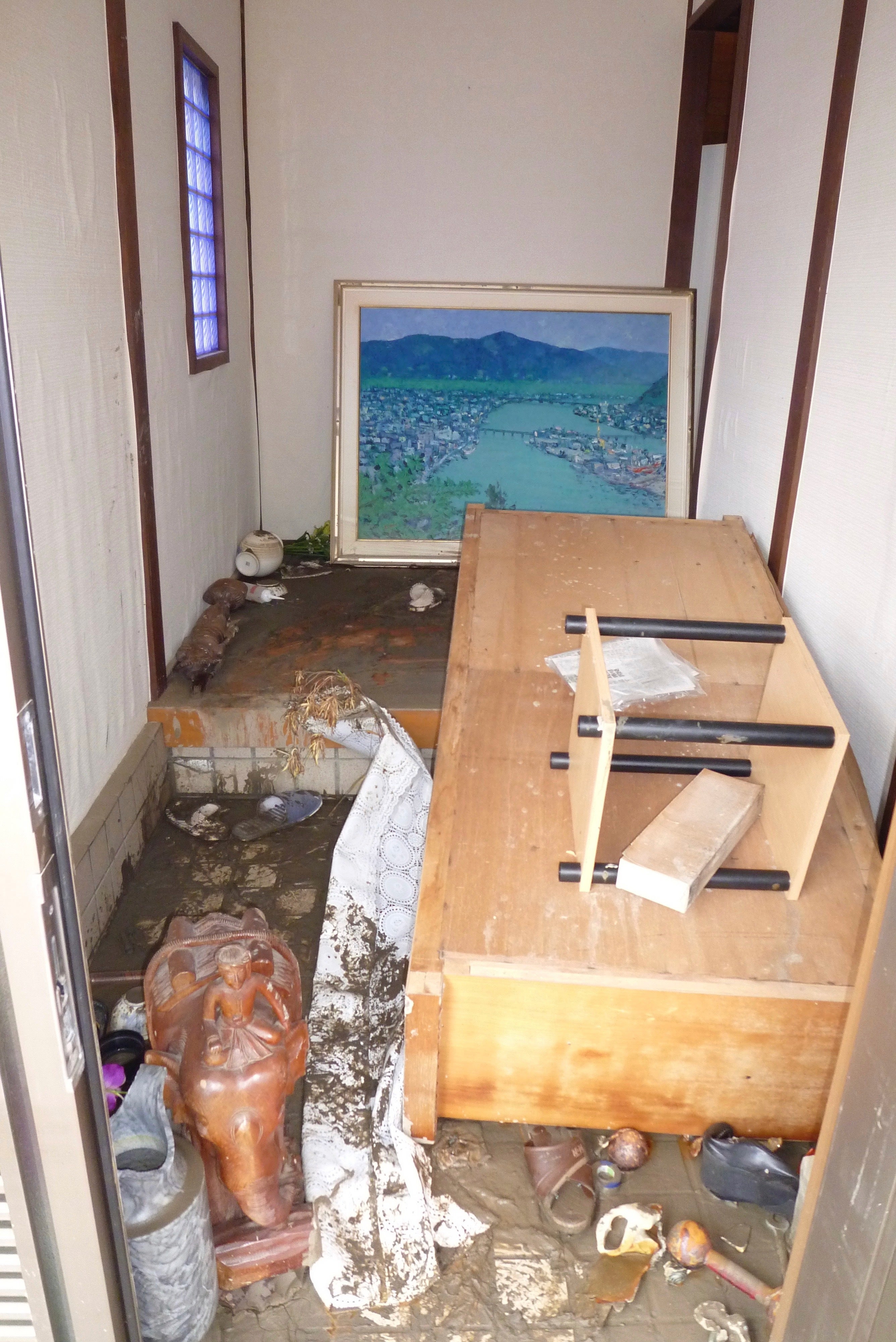 自宅で被災した「青景」