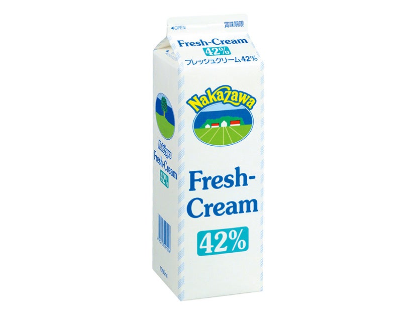 冷蔵 中沢乳業 フレッシュクリーム 42% 1000ml