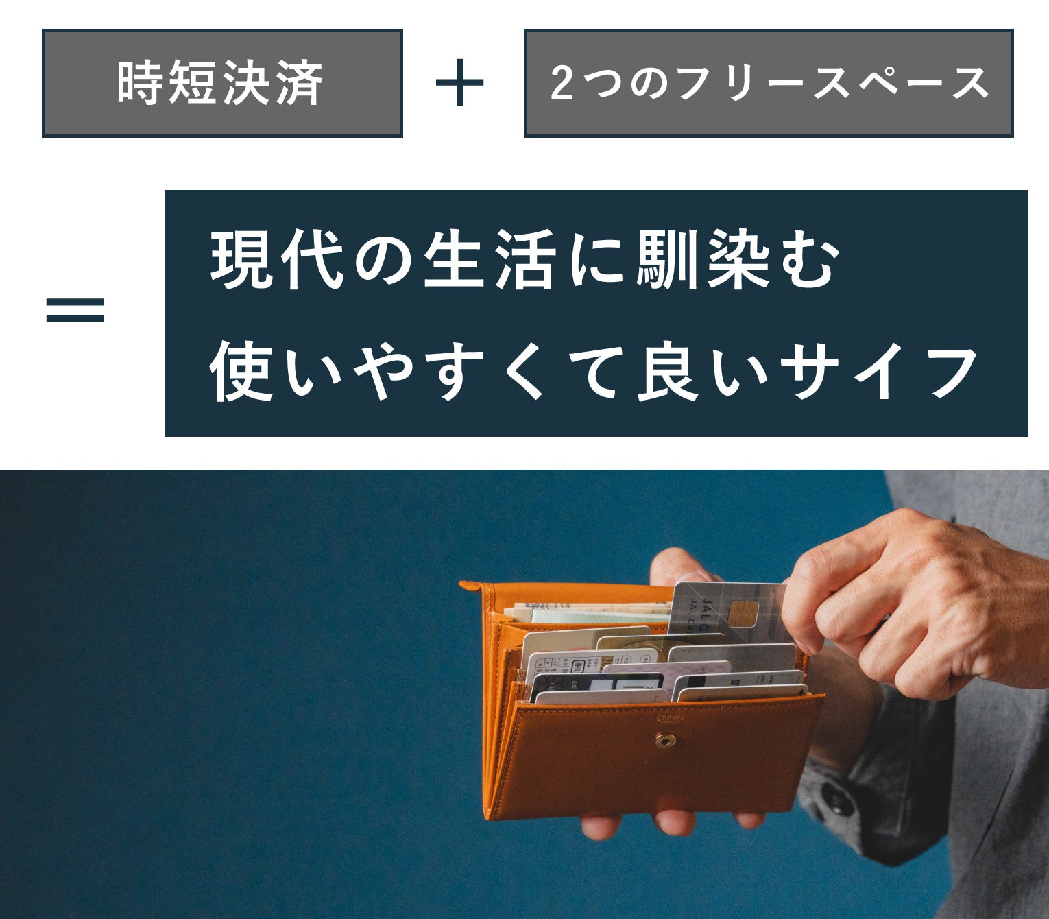 カード収納を極める。機能美を追求したすべてが整うコンパクトなレザー