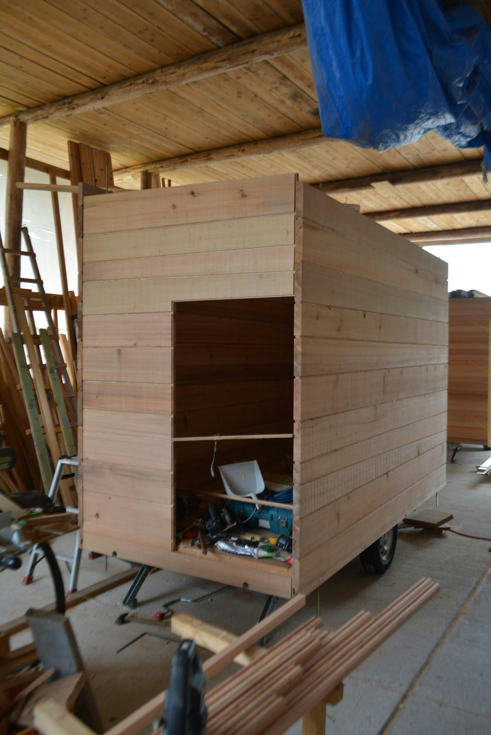 長岡市・小千谷市の自宅へトレーラーサウナとともにキンキンに冷えた水