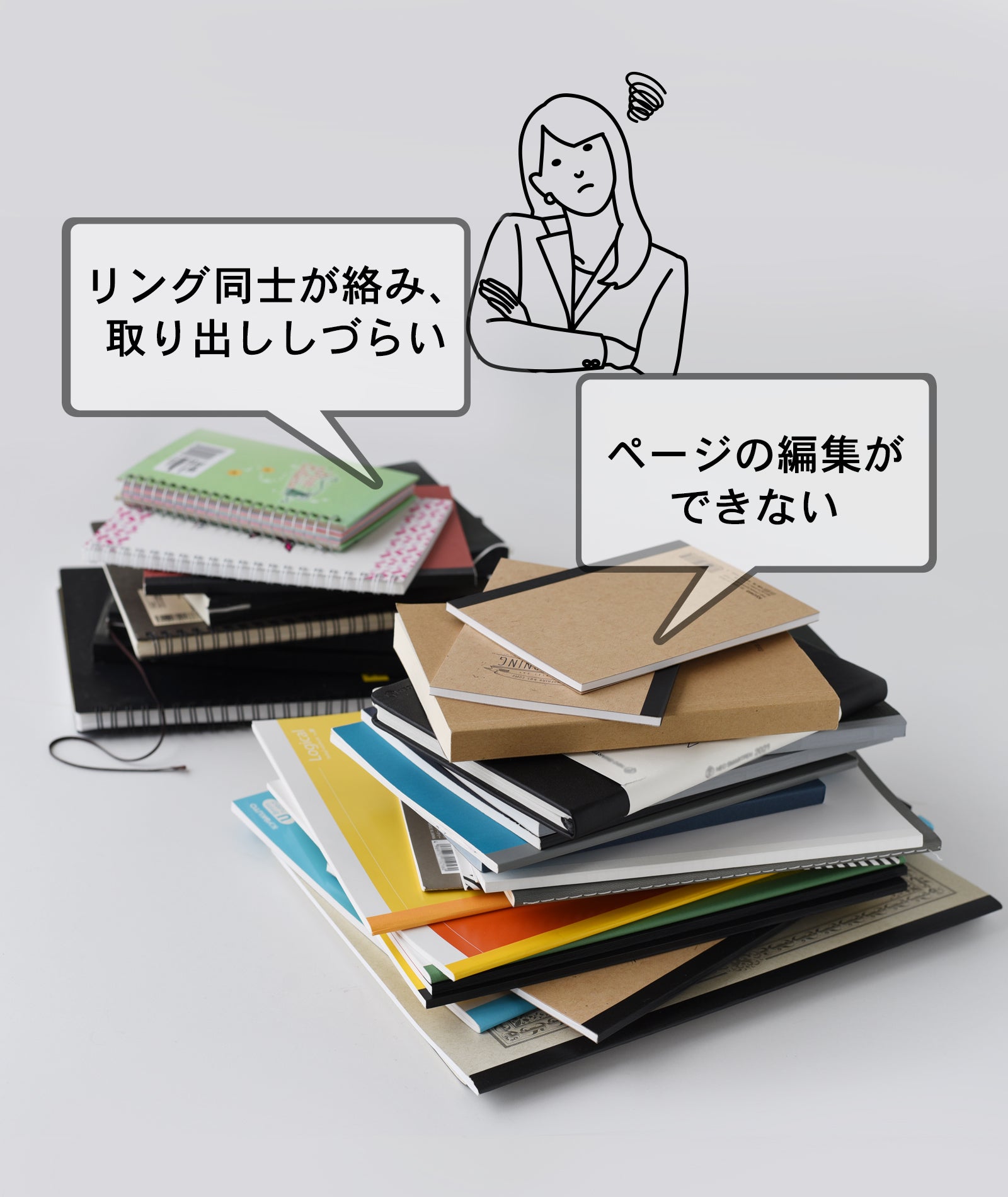 書く派」のあなたに、高級感漂う本革表紙のリングノートの新提案