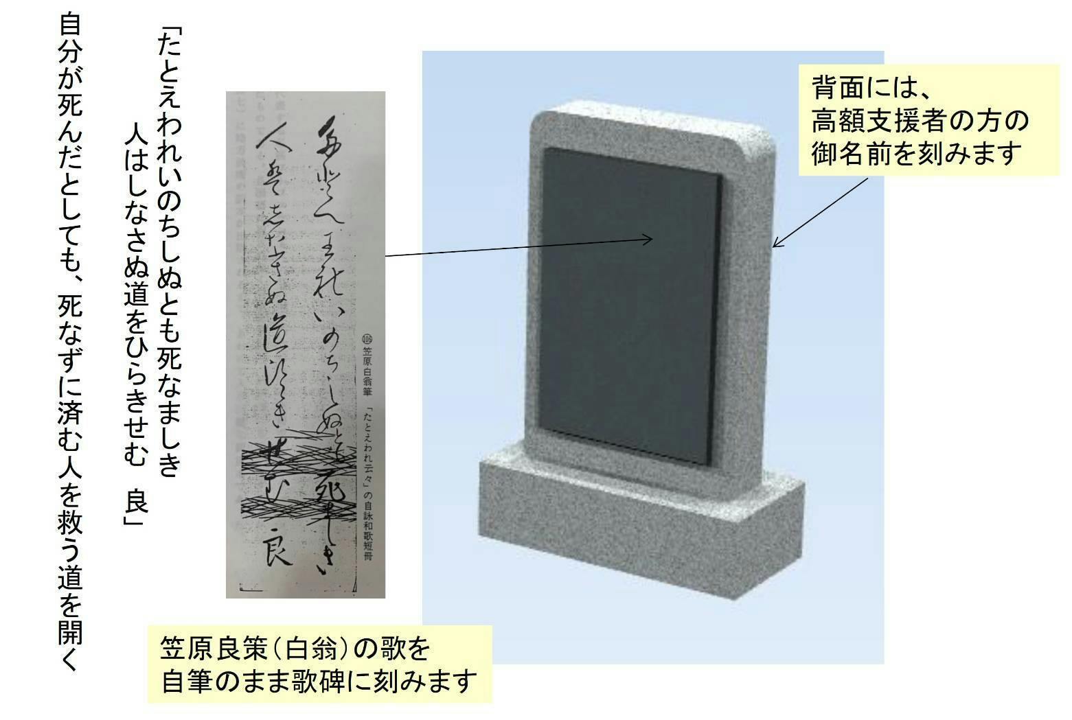天然痘と闘い多くの命を救った笠原白翁の廟所を改修し、勇気を 天然痘と闘い多くの命を救った笠原白翁の廟所を改修し、勇気を