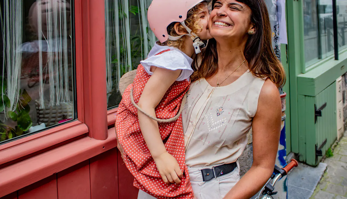 リベルテベルトの装着イメージ・親子