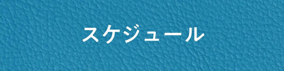スケジュール