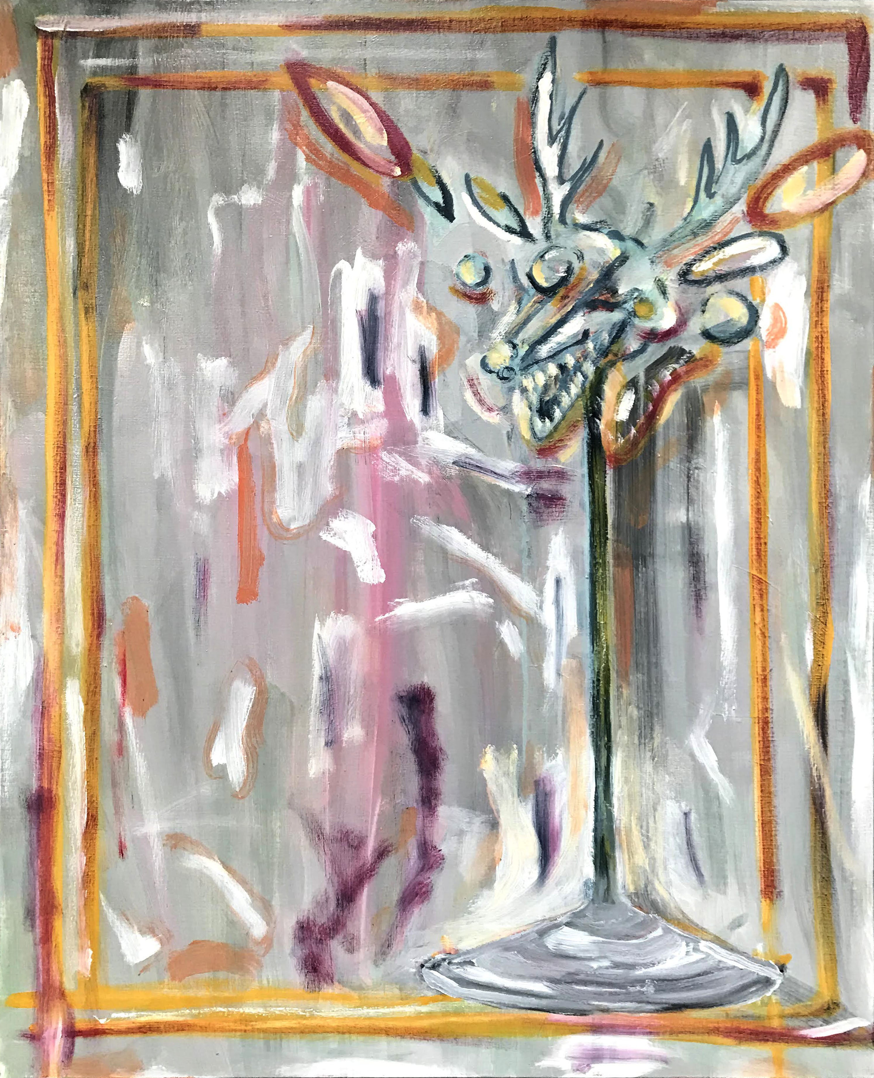 Entrance Marker、 2021年  キャンバス、油彩