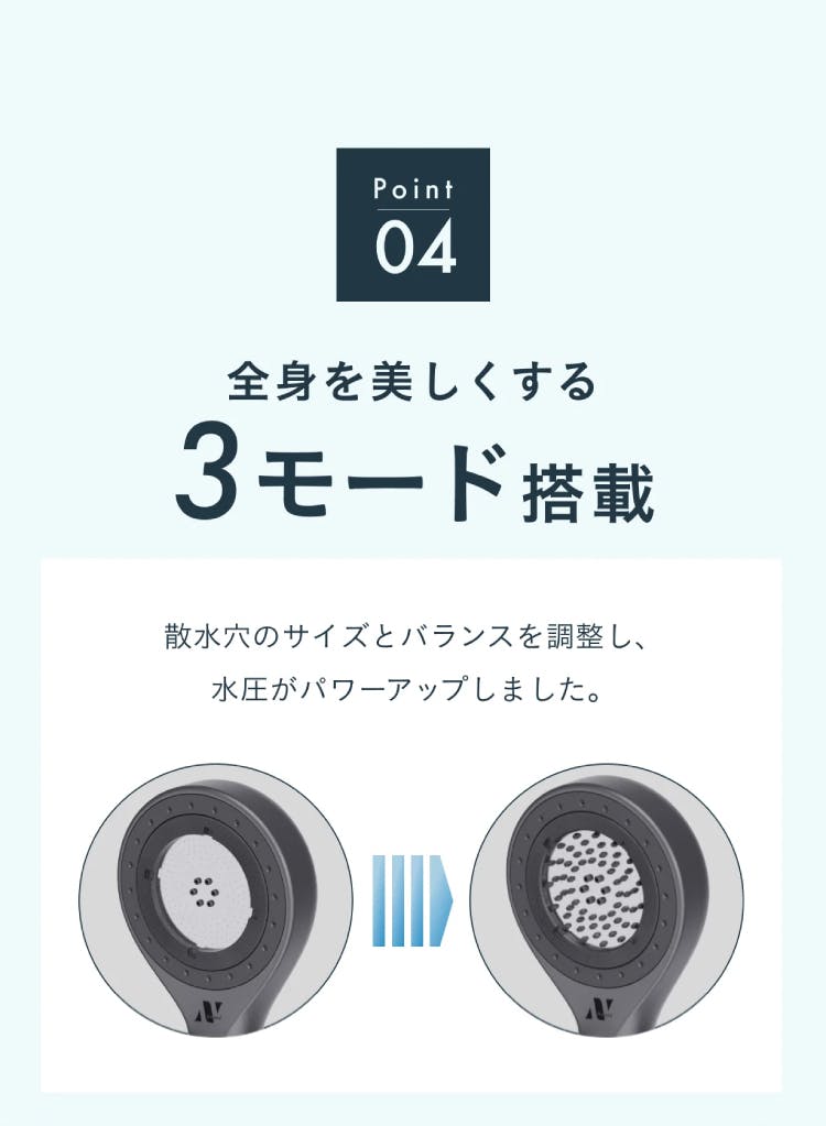 極上泡】99%塩素除去×76億ナノバブル｜Noend濃密泡シャワーヘッド増圧