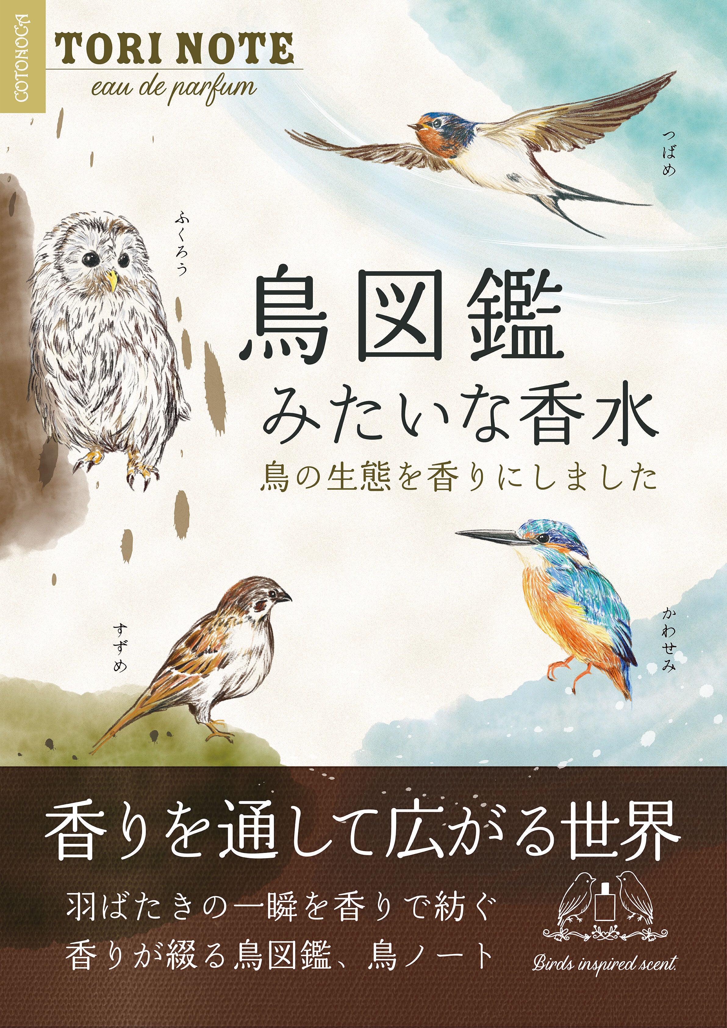 まるで鳥図鑑な香水！鳥の生態や環境、食性がコンセプトの新ブランド
