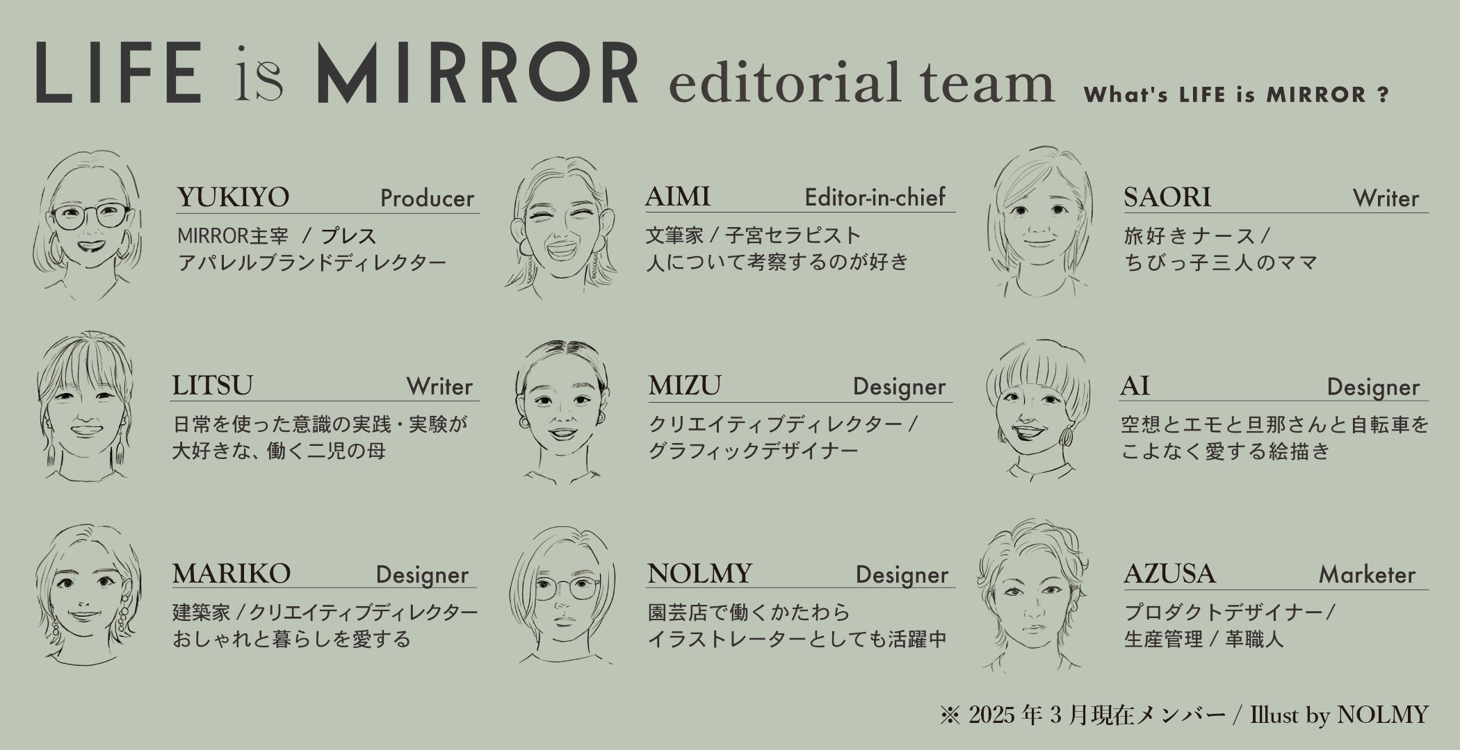 編集部メンバーの紹介