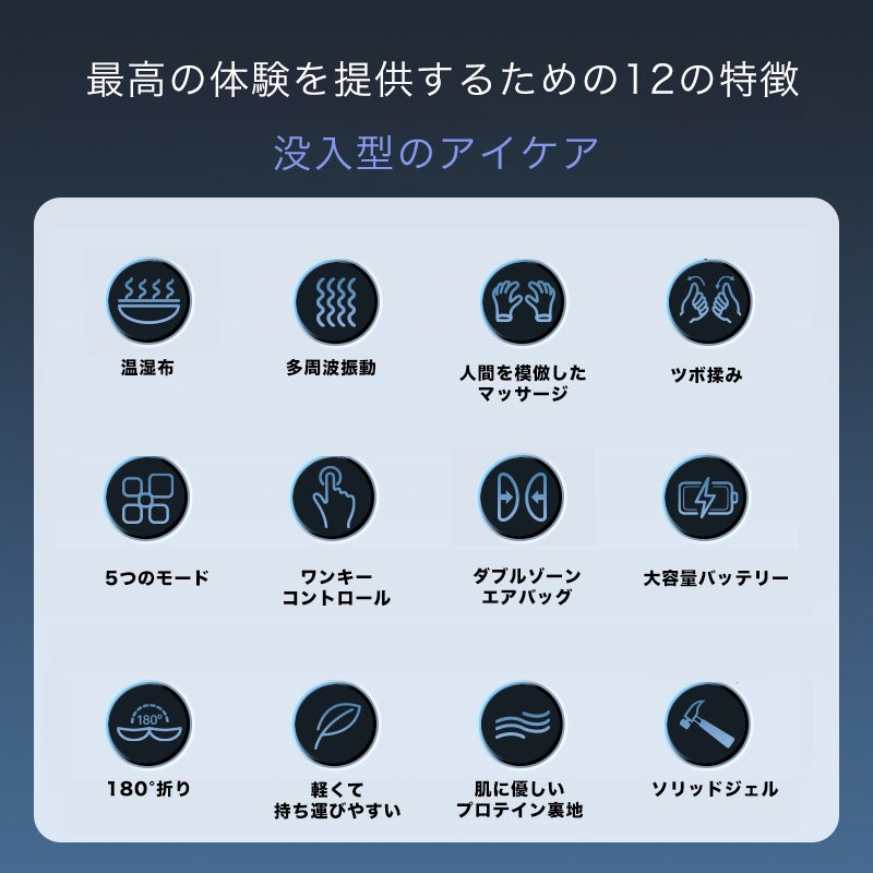 毎日すっきりクリアな視界！スマホ・PC疲れに目元リフレッシュ革命的