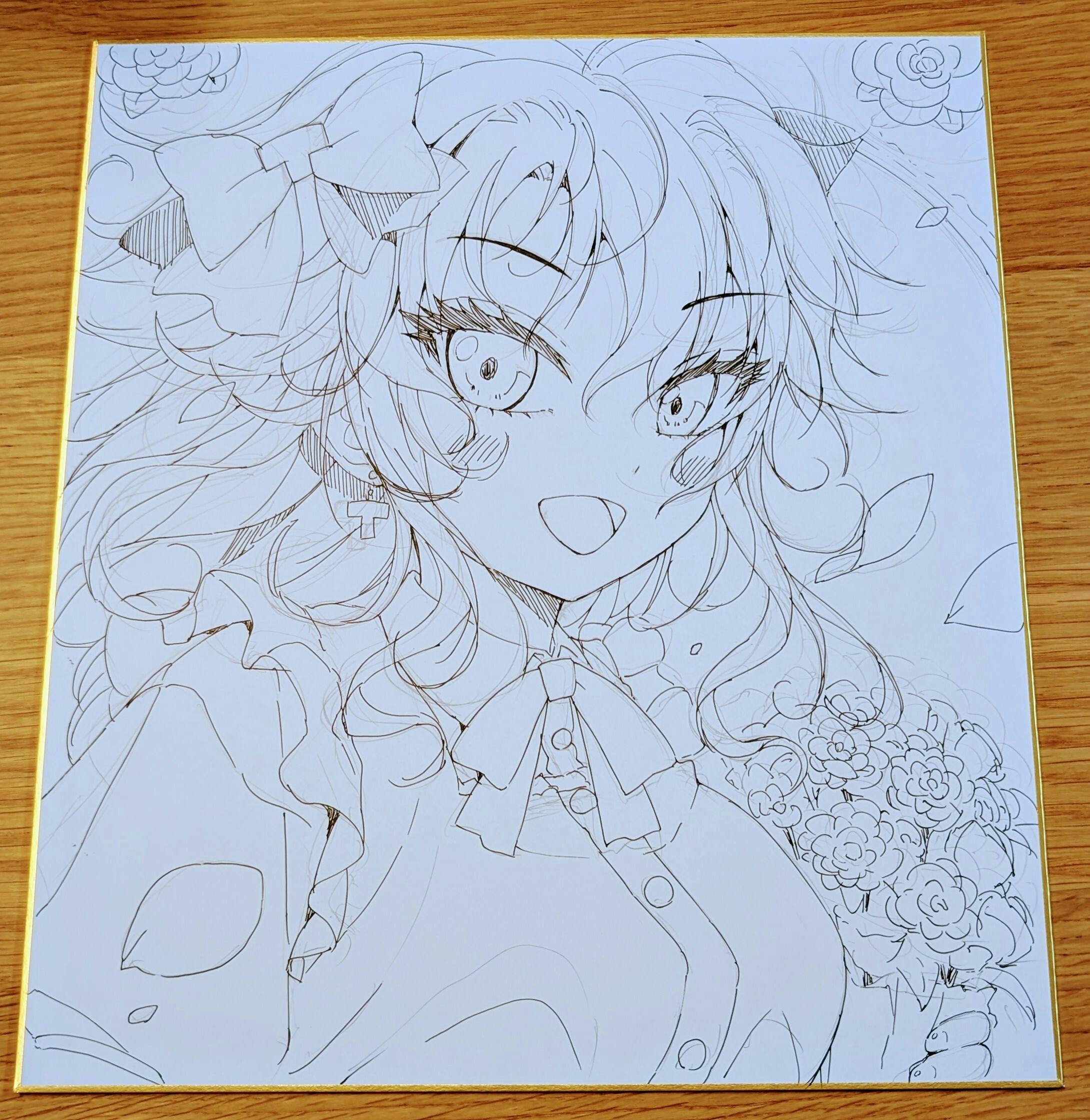 直筆美麗・カラー色紙の展示販売 CAMPFIREコミュニティ