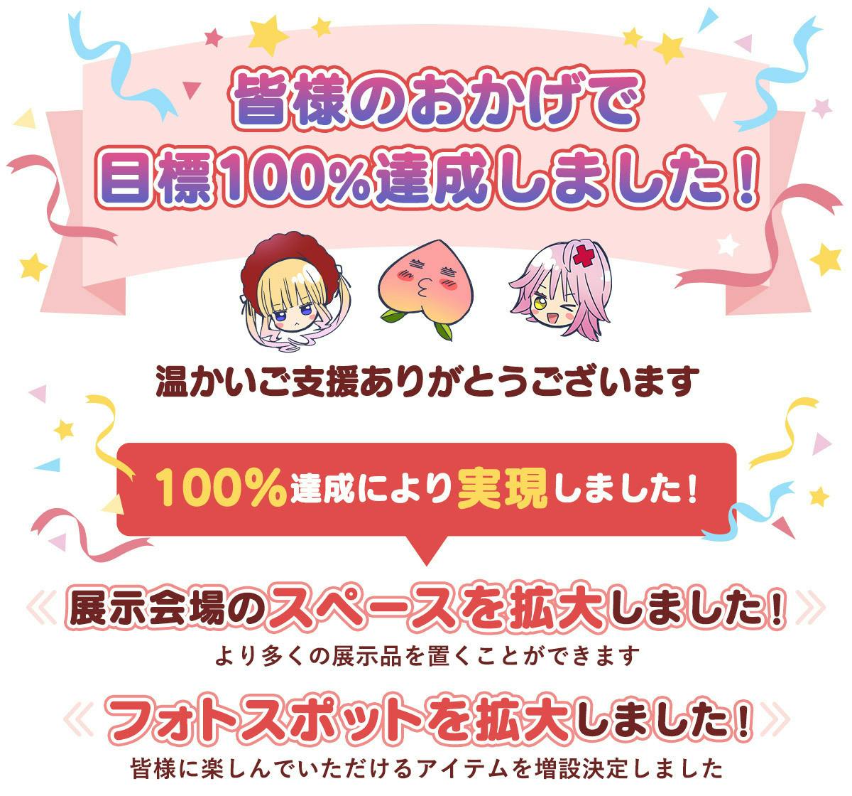 PEACH-PIT25周年特別展　クラウドファンディング　返礼品　クラファン PEACH-PIT25周年特別展 クラウドファンディング 返礼品